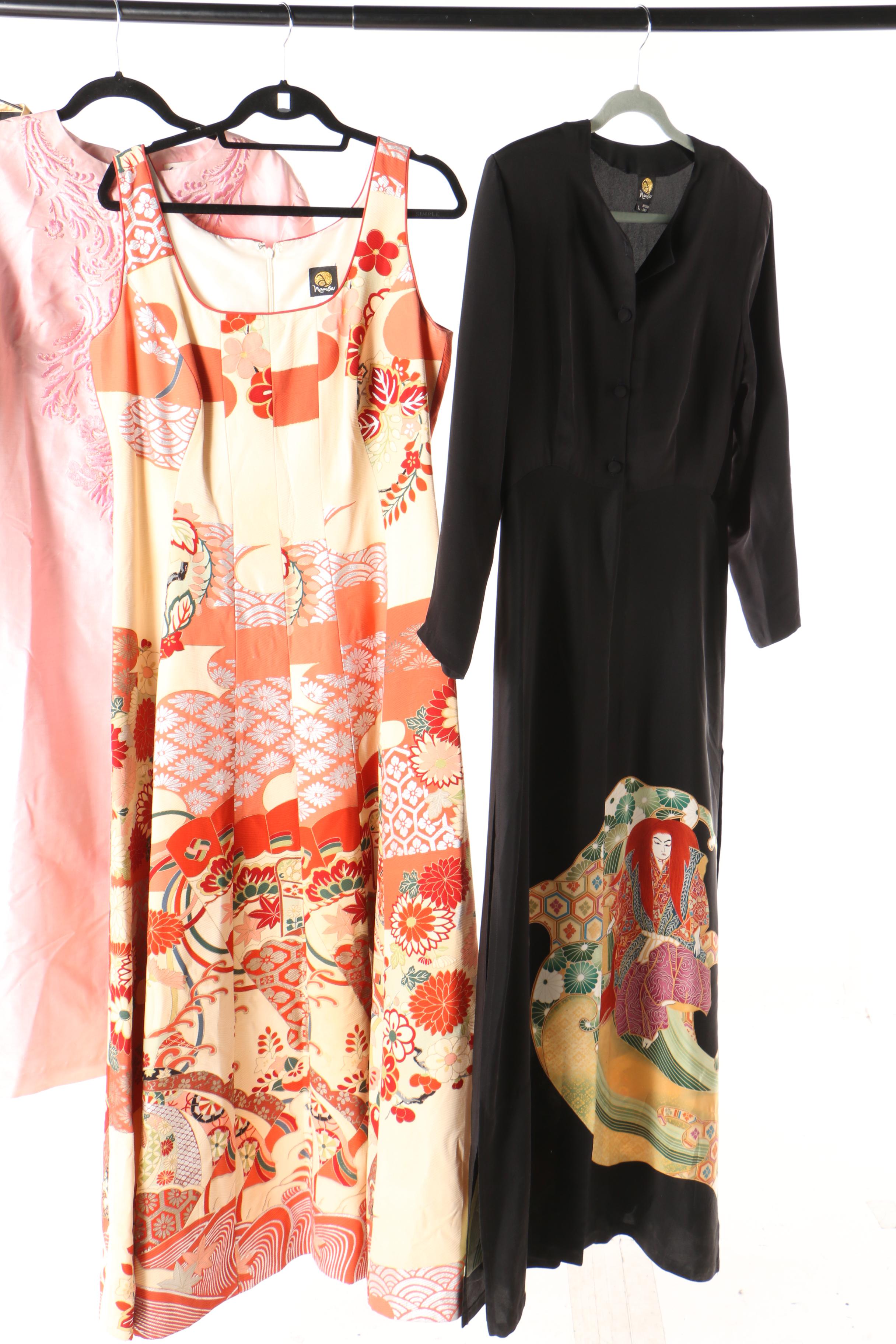 East Asian Style Clothing, Evening Dresses and Children's Haori, Vintage