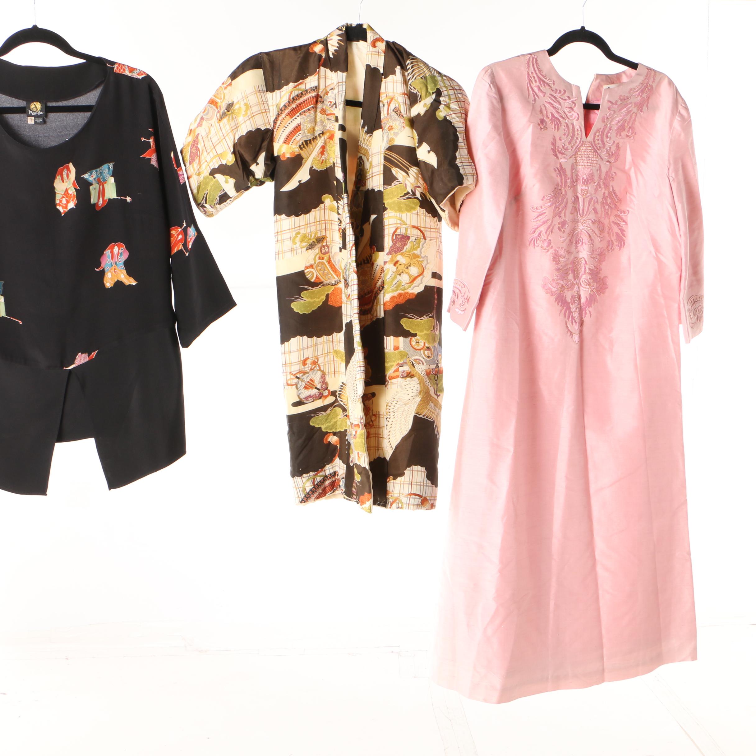 East Asian Style Clothing, Evening Dresses and Children's Haori, Vintage