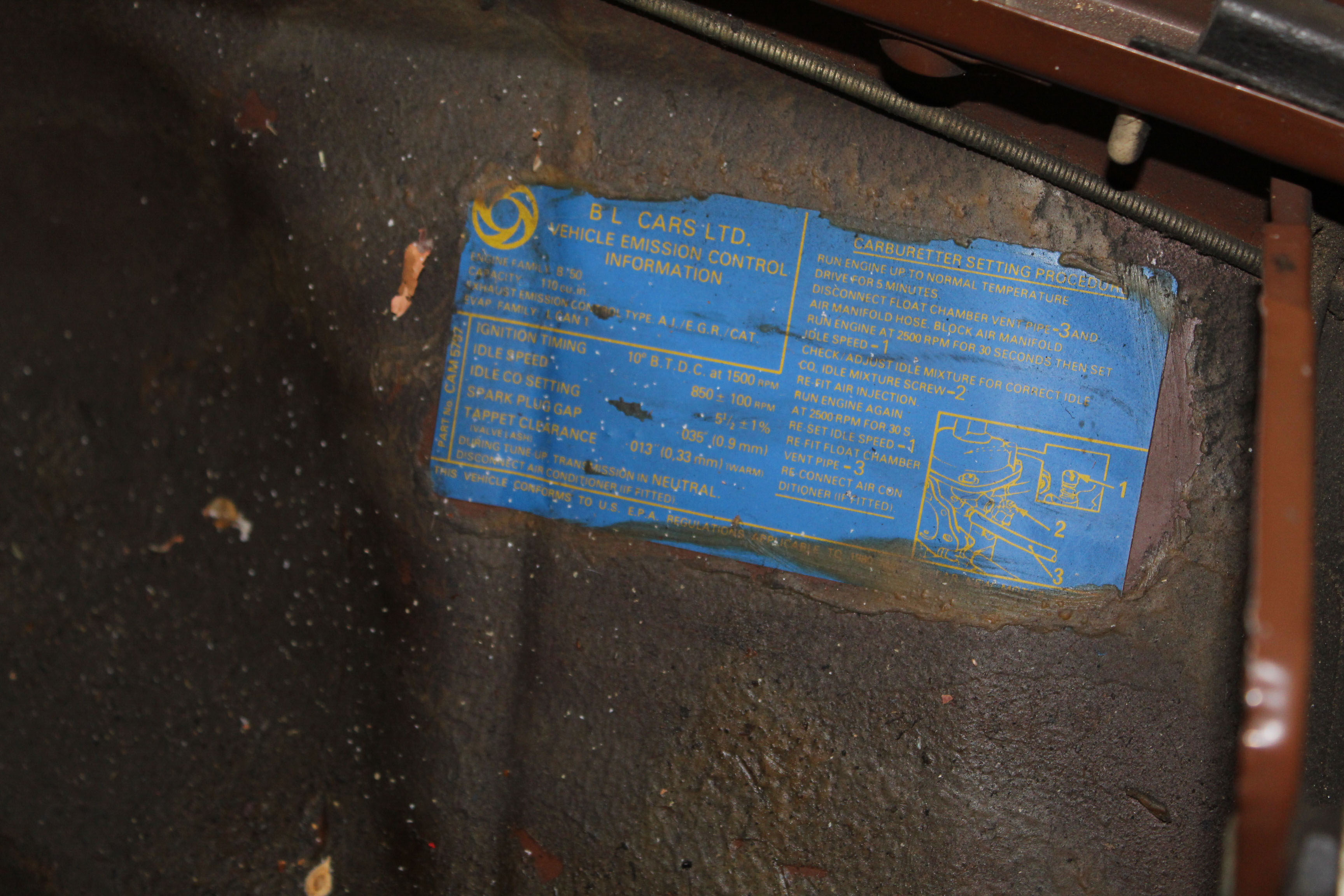 1980 MG MGB Two-Door Drop-Top Convertible