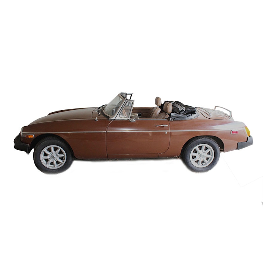 1980 MG MGB Two-Door Drop-Top Convertible