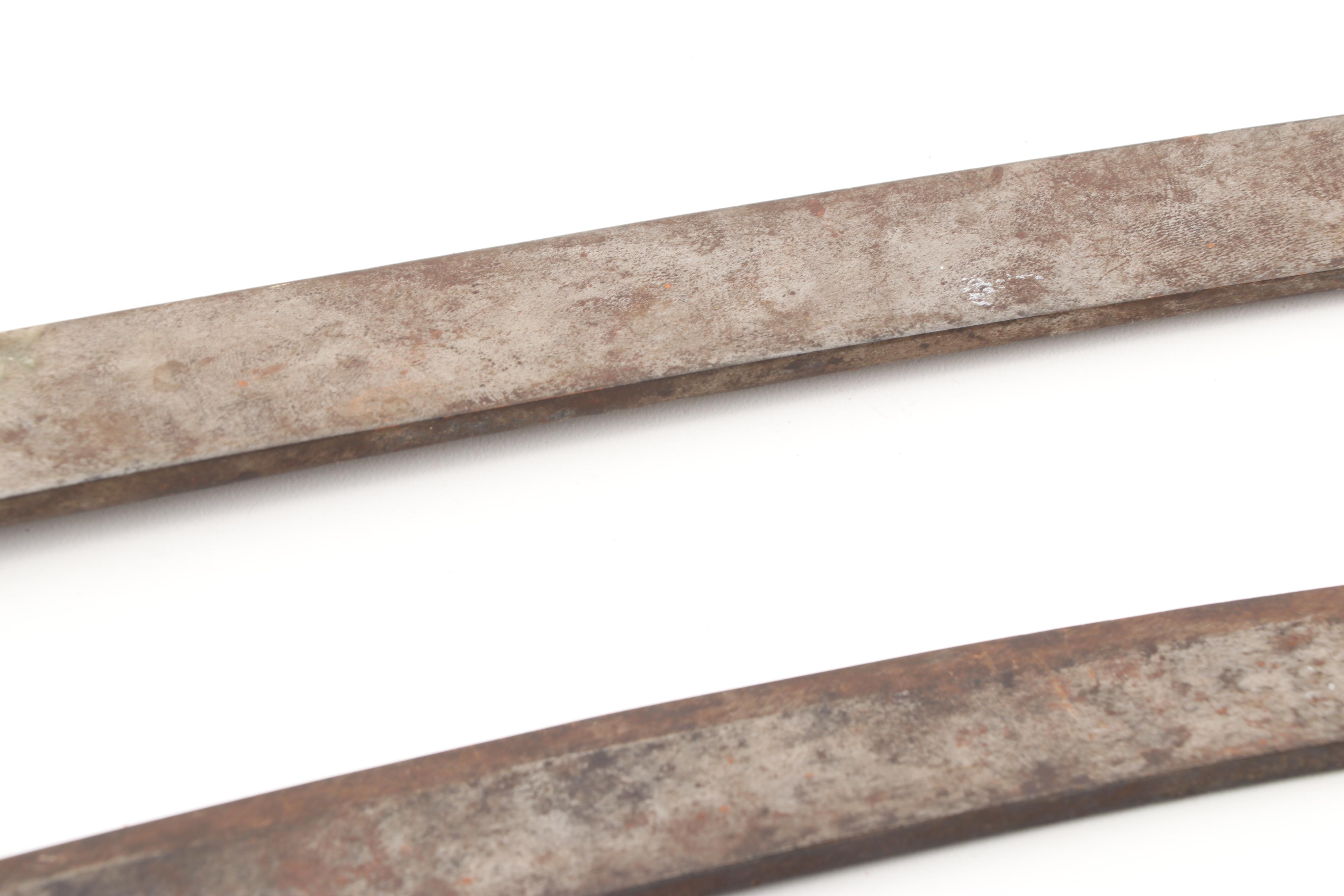 Continental Style Briquet Sabres and Dragon-Hilted Fantasy Sword