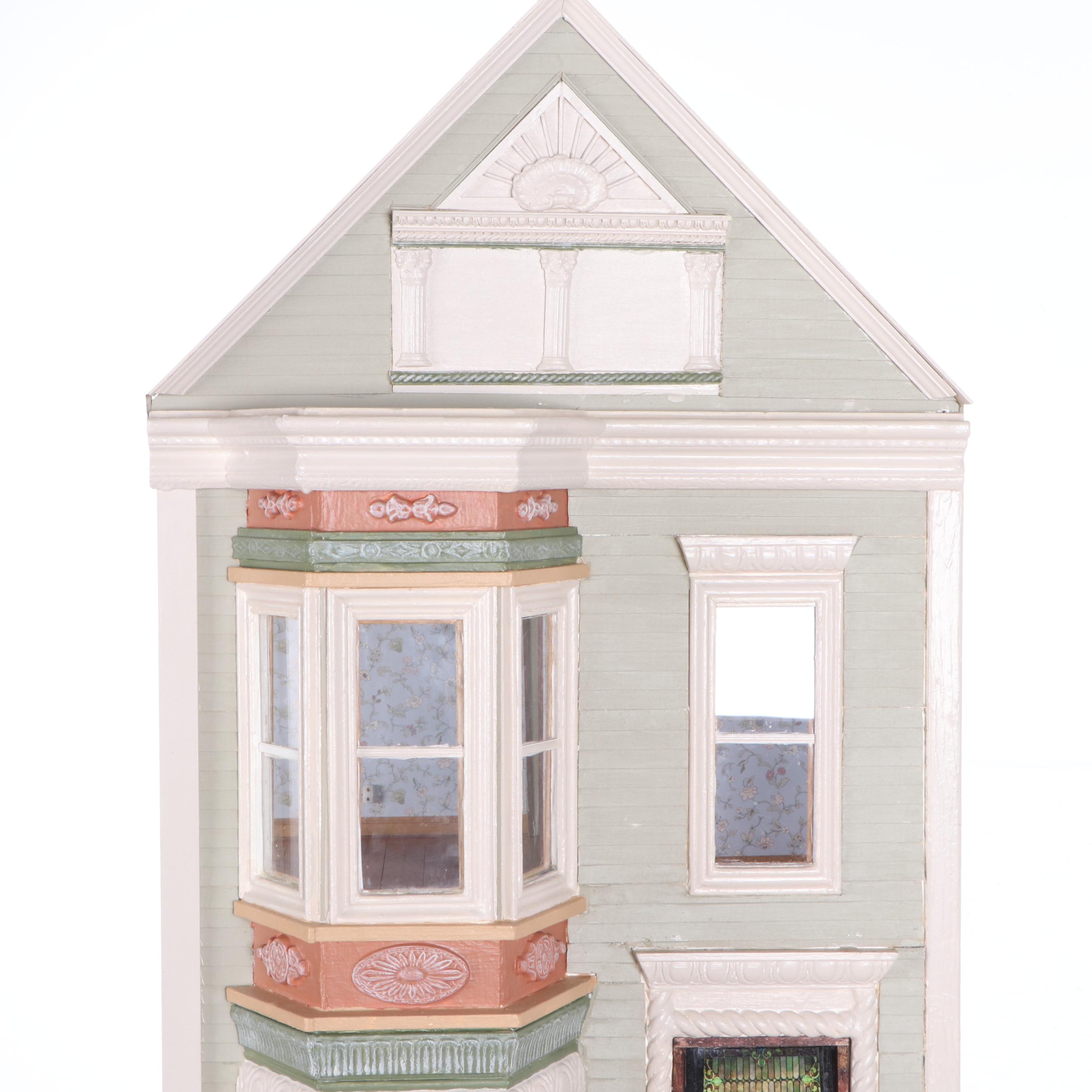 "San Francisco Row" Electrified Dollhouse Miniature