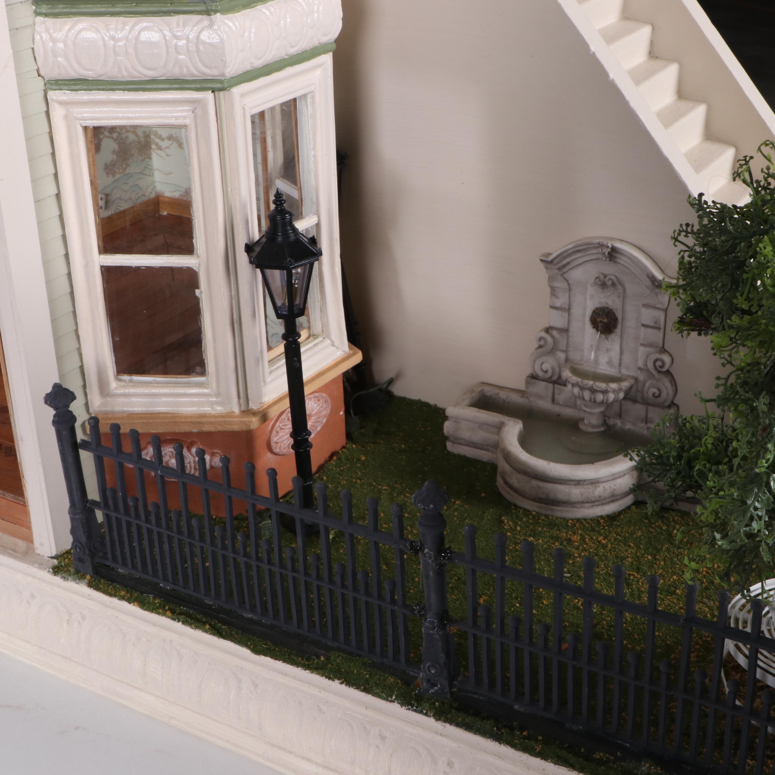 "San Francisco Row" Electrified Dollhouse Miniature