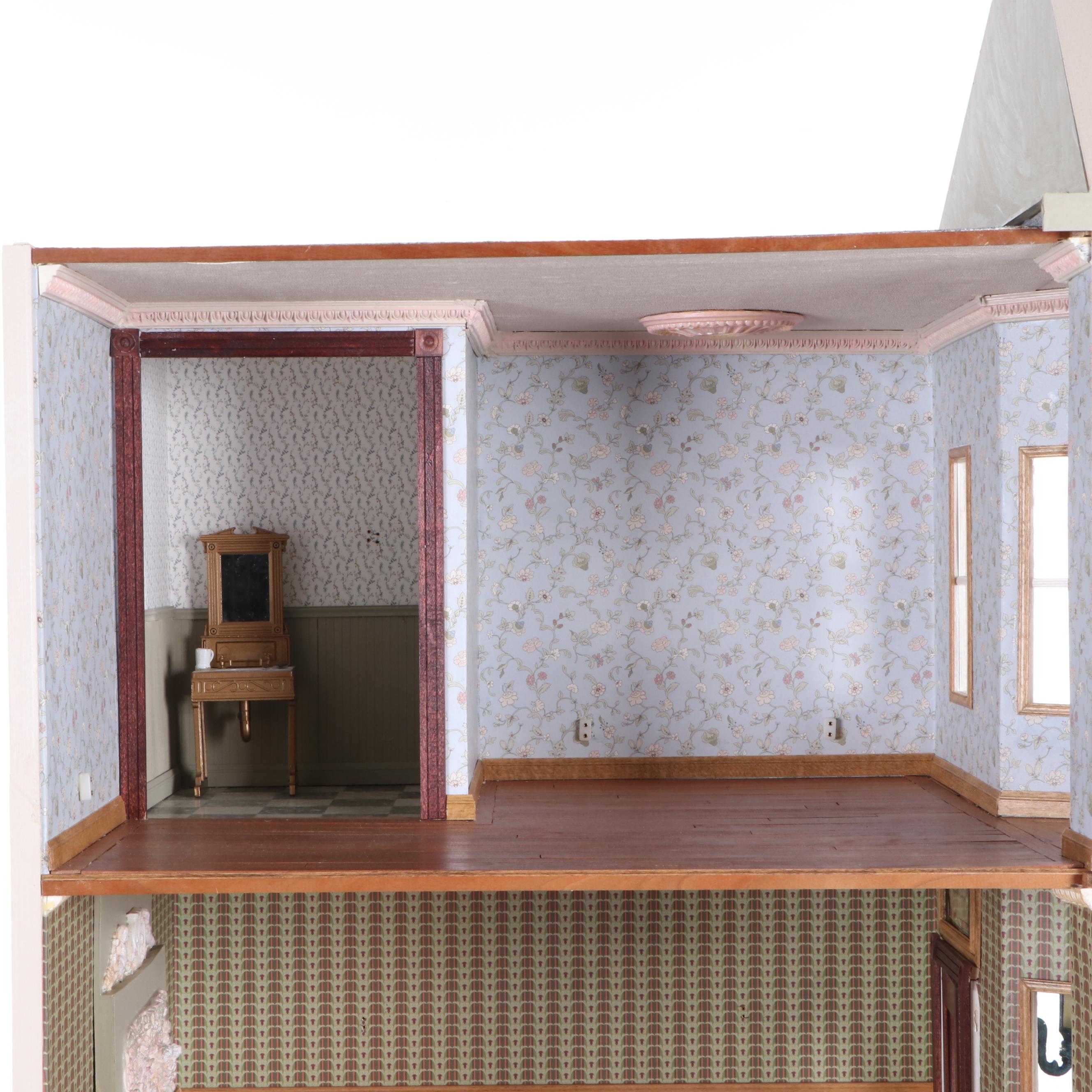 "San Francisco Row" Electrified Dollhouse Miniature