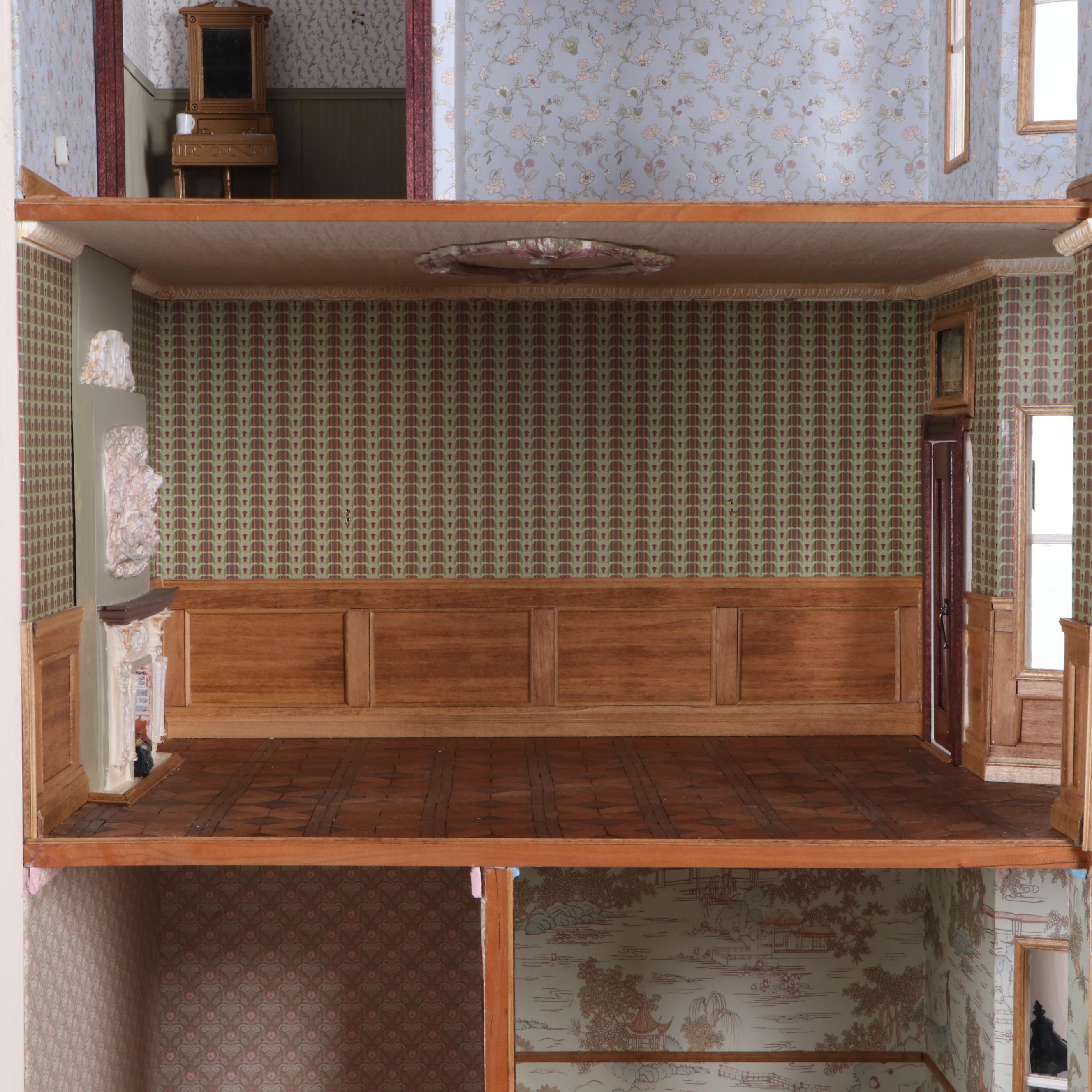 "San Francisco Row" Electrified Dollhouse Miniature