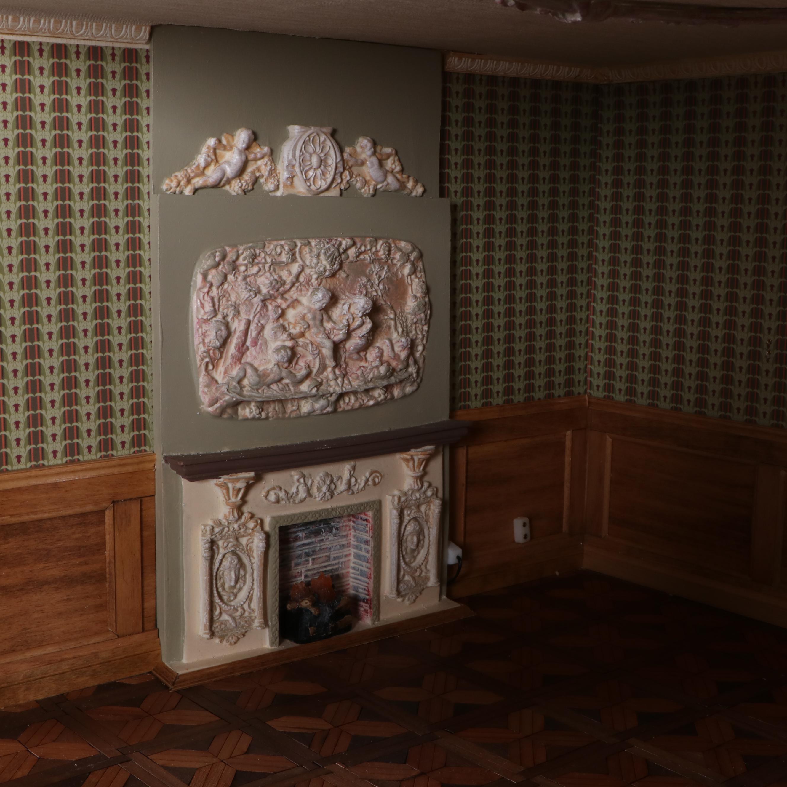 "San Francisco Row" Electrified Dollhouse Miniature