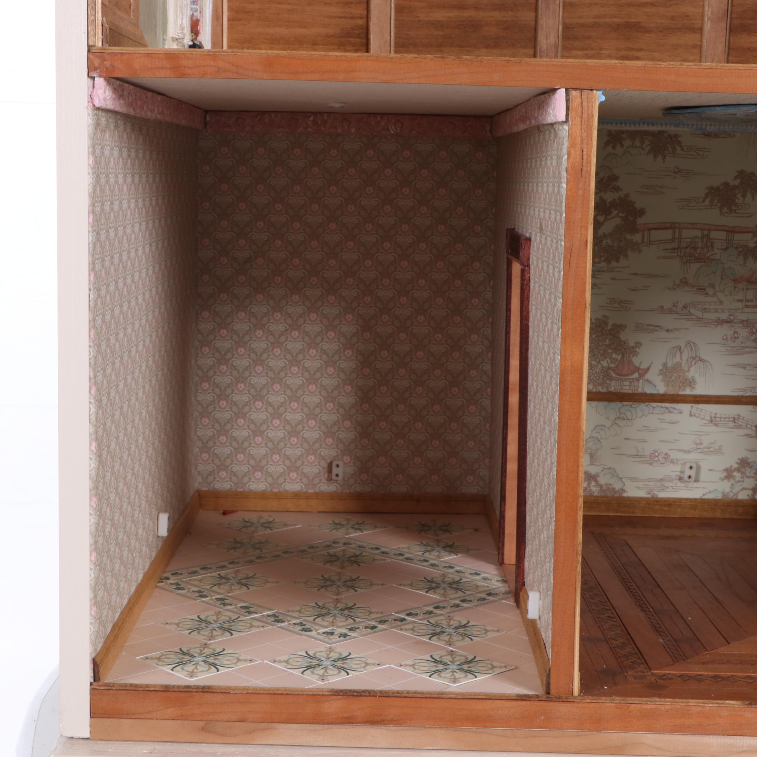 "San Francisco Row" Electrified Dollhouse Miniature