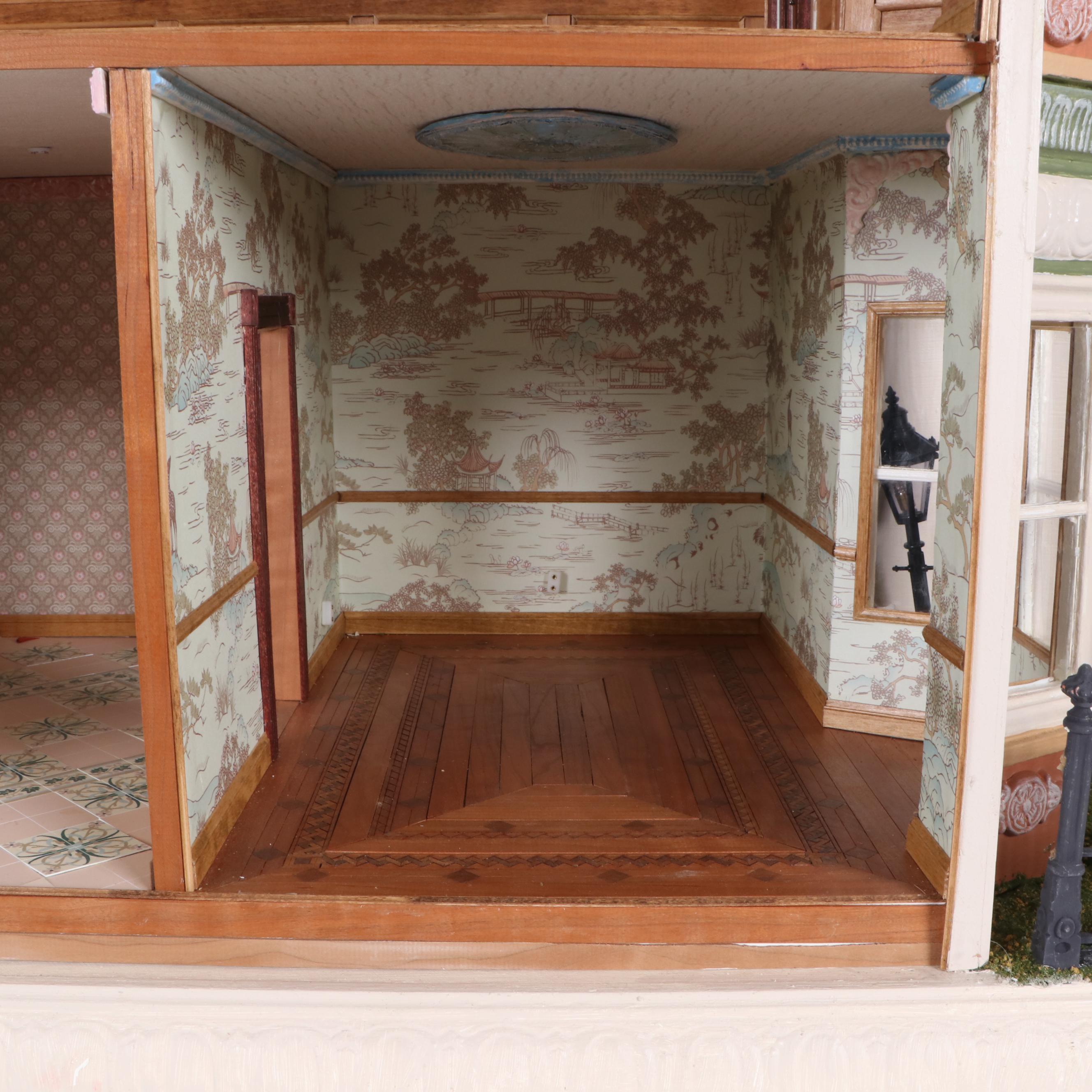 "San Francisco Row" Electrified Dollhouse Miniature