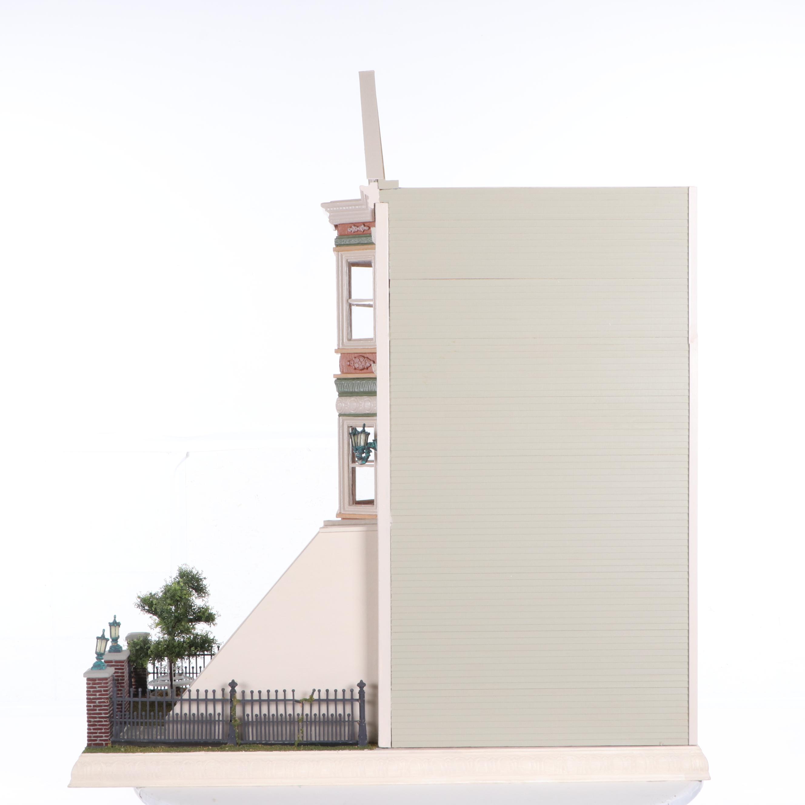 "San Francisco Row" Electrified Dollhouse Miniature