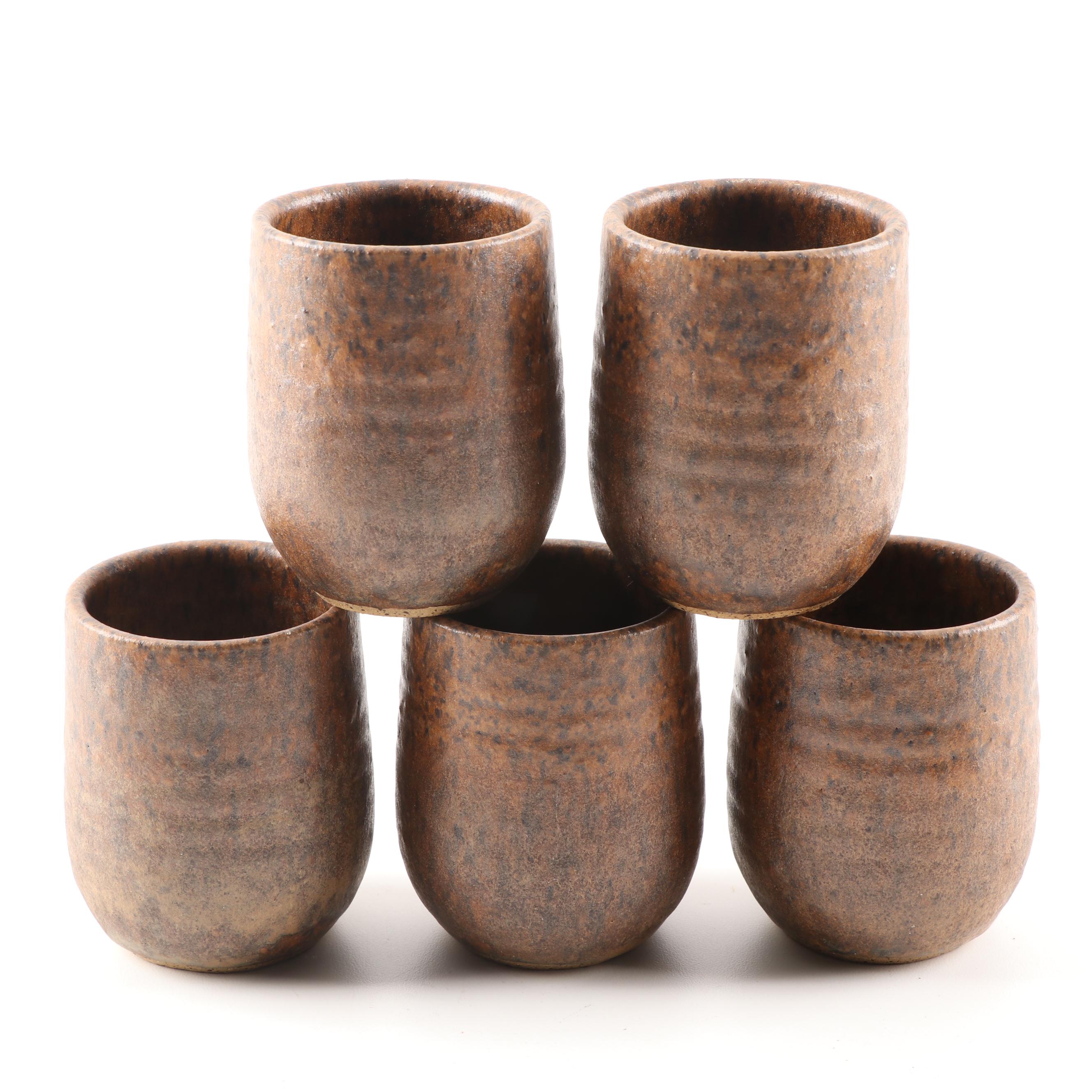Hand Thrown Stoneware Sake Set