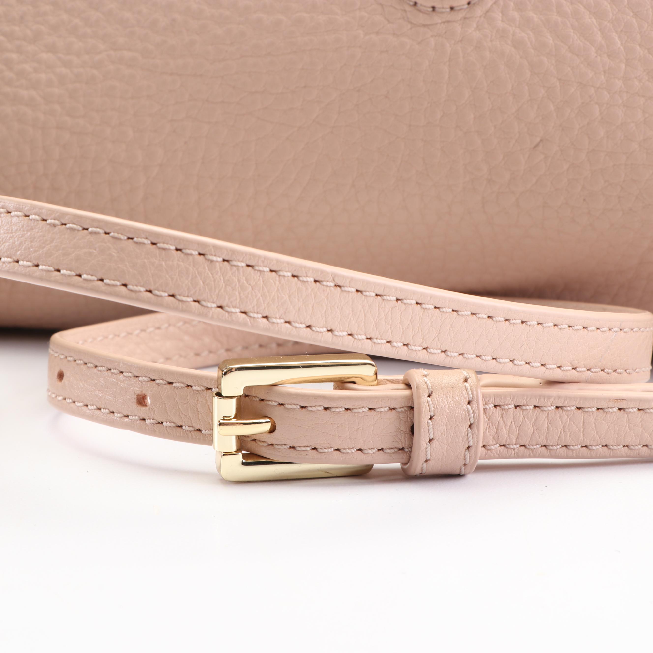 Longchamp Dyed Calf Hair Crossbody and Tory Burch Leather Foldover Crossbody Bag