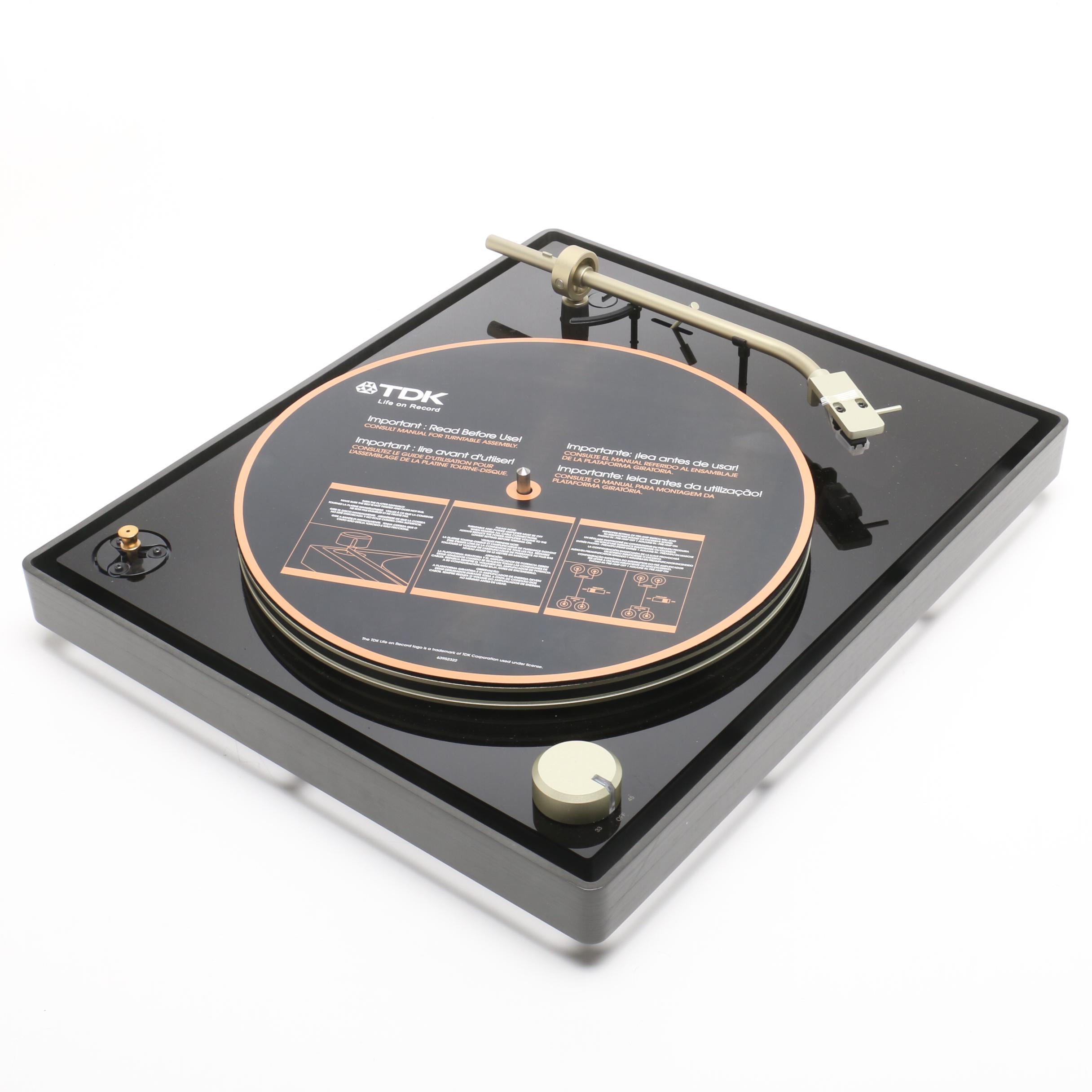 TDK Belt Drive USB Turntable