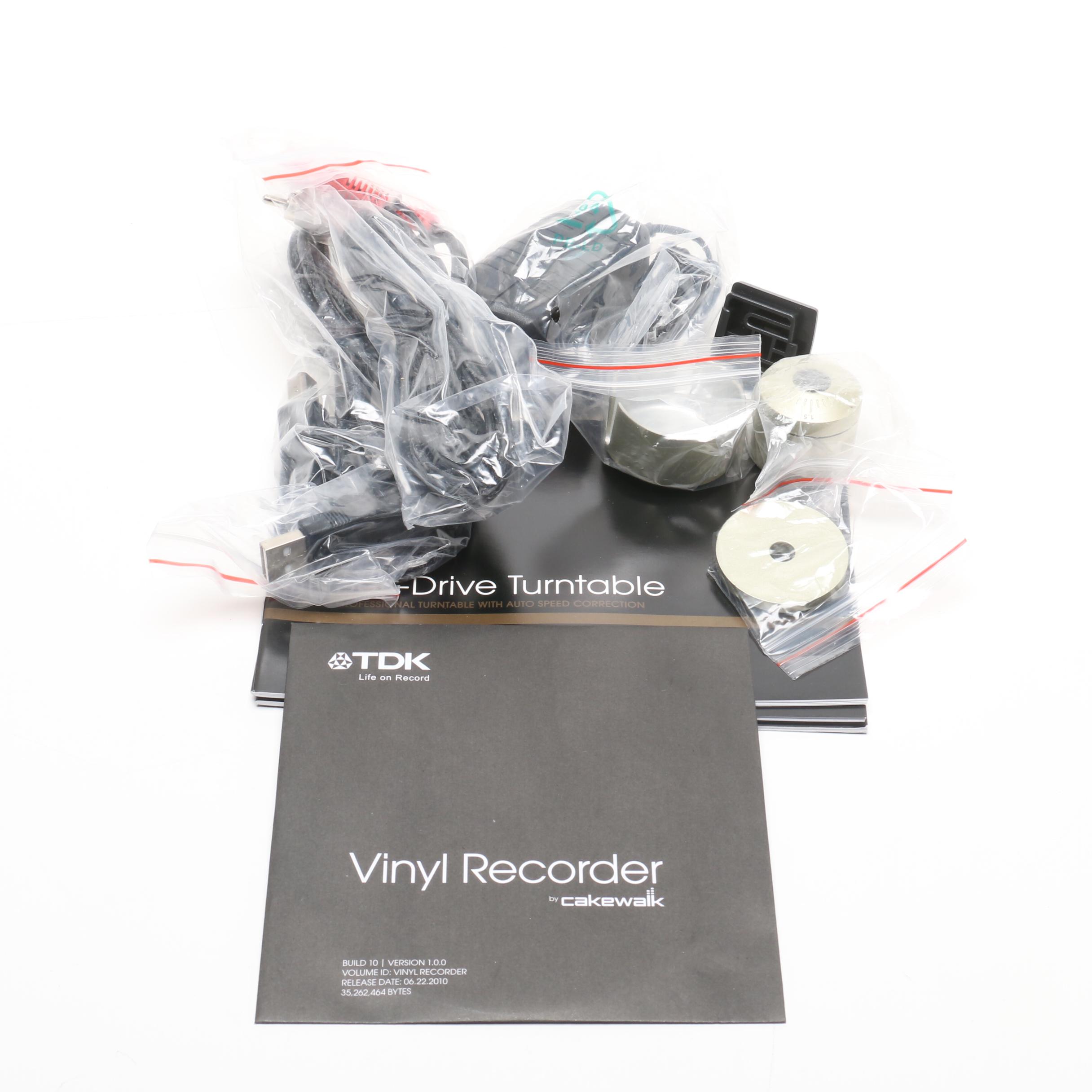 TDK Belt Drive USB Turntable