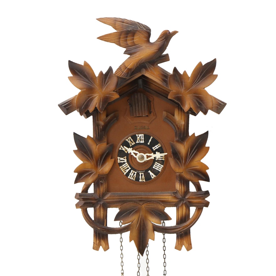 German Elgin Hubert Herr Movement Cuckoo Clock