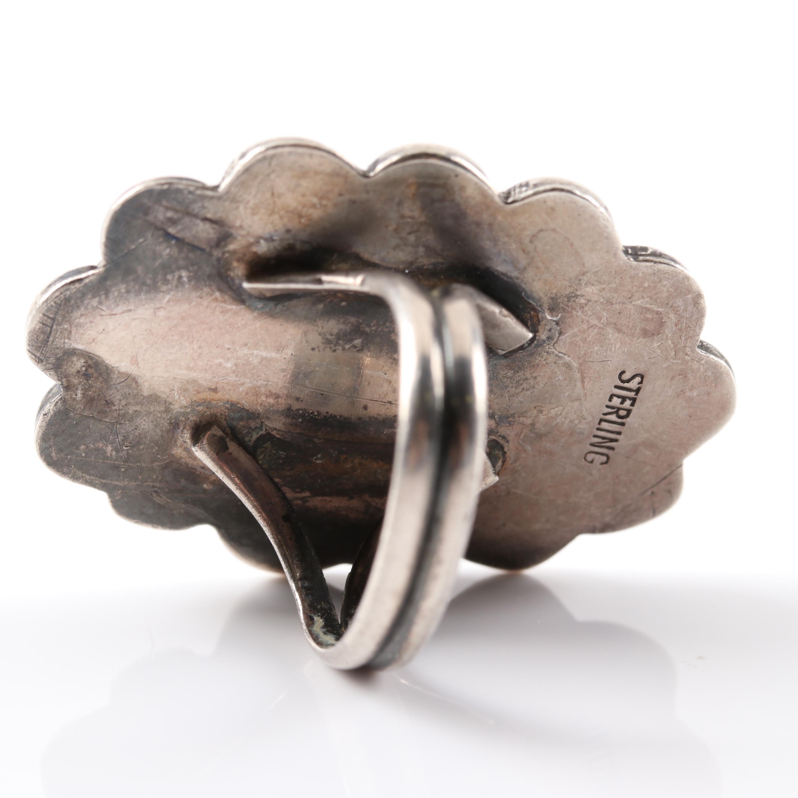 Sterling Silver Mother of Pearl Inlay Rings