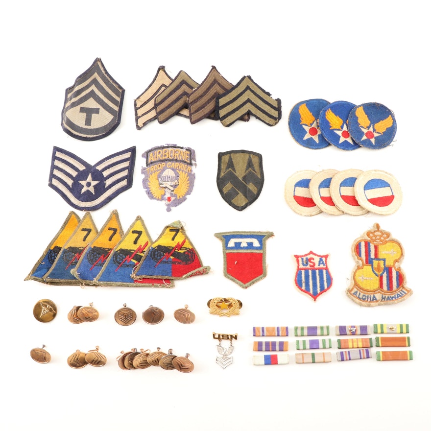 Military Uniform Patches, Insignia, and Pins