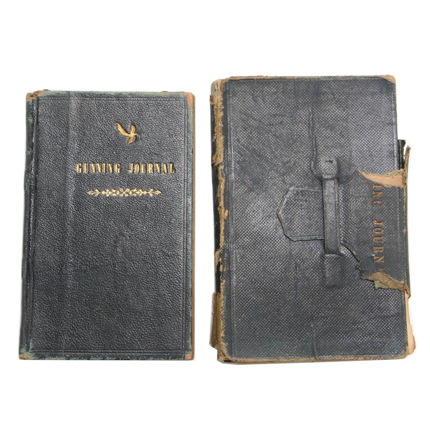 Handwritten 19th Century "Gunning Journals" of Alpheus Rogers