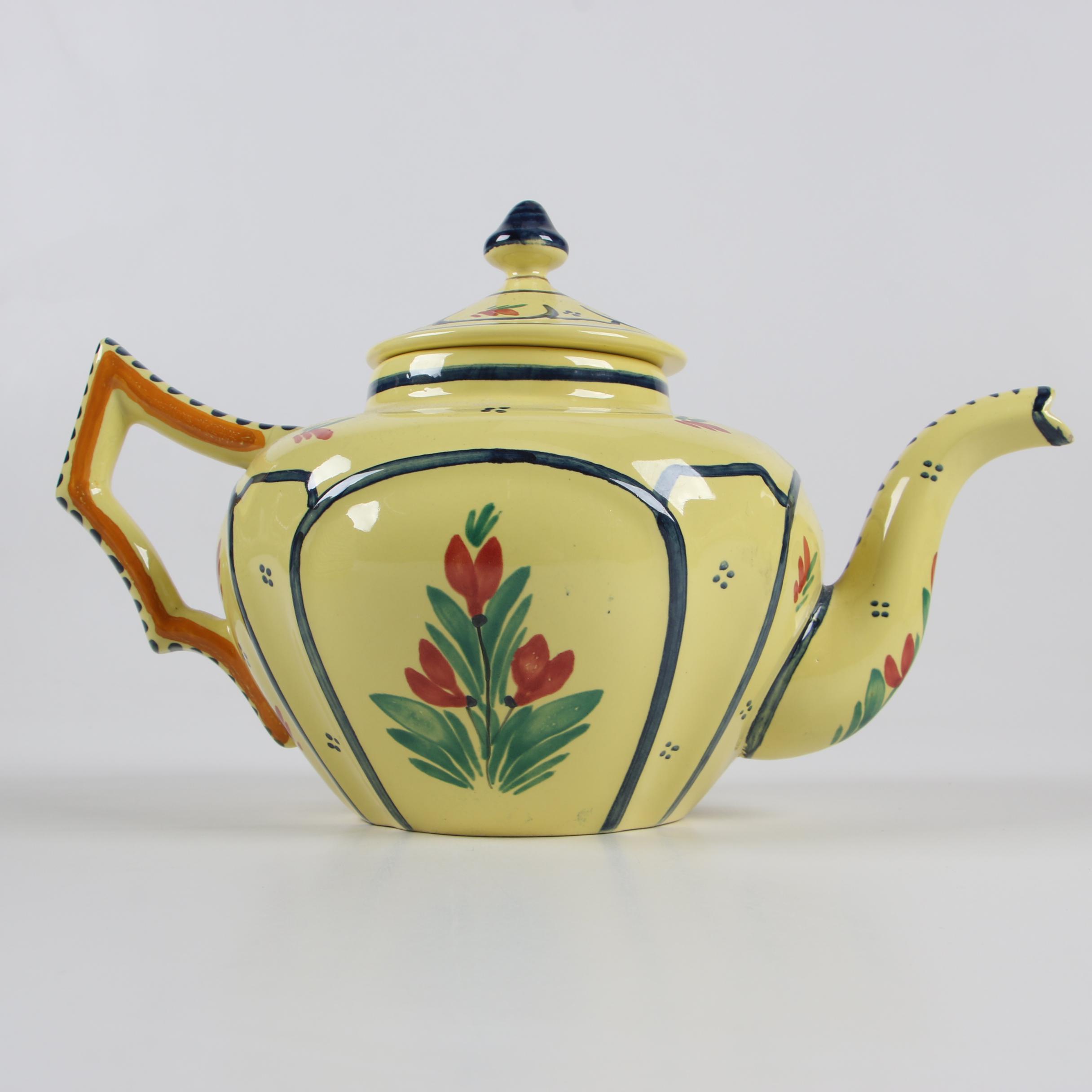 Quimper Faïence "Soleil Yellow" Earthenware Dinnerware