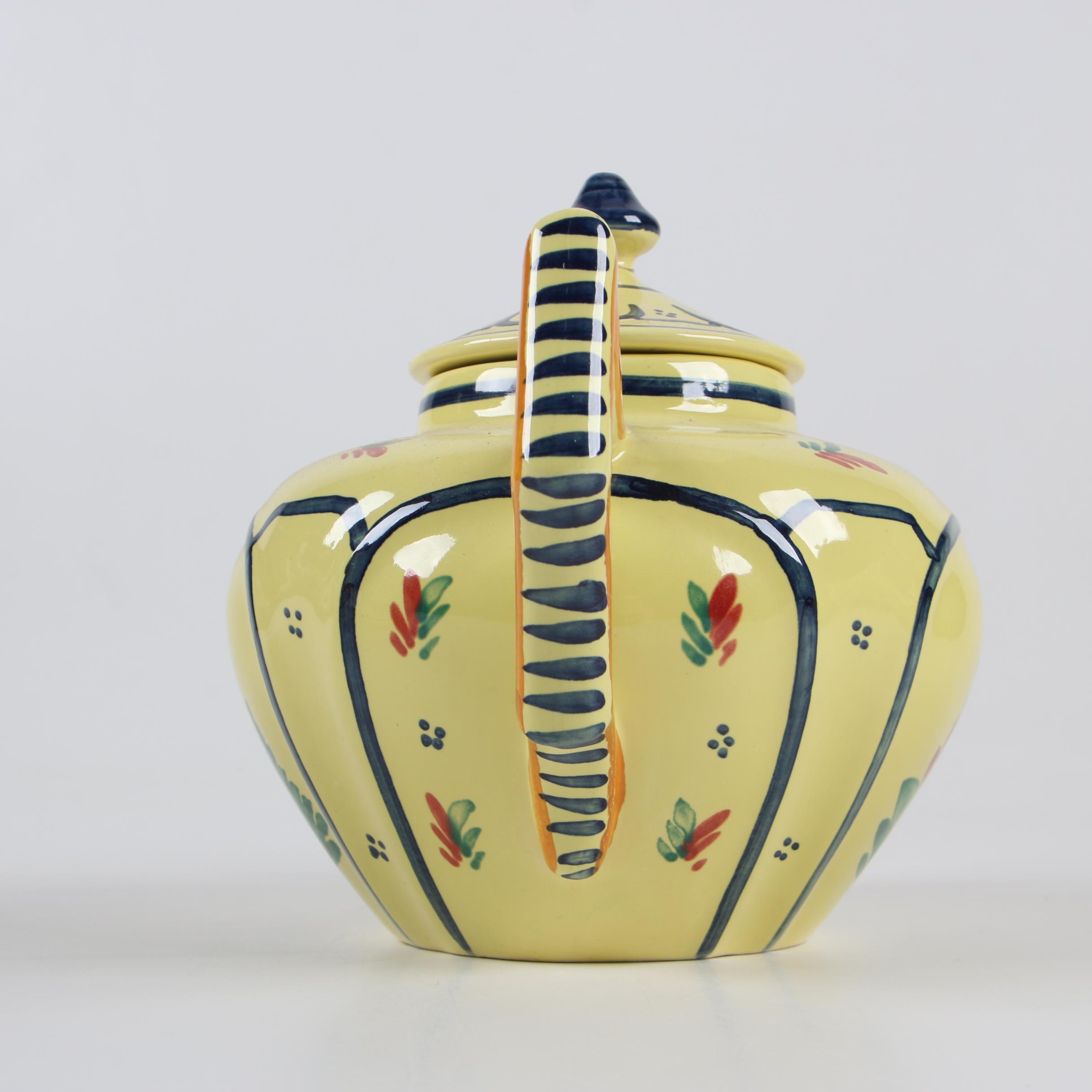 Quimper Faïence "Soleil Yellow" Earthenware Dinnerware