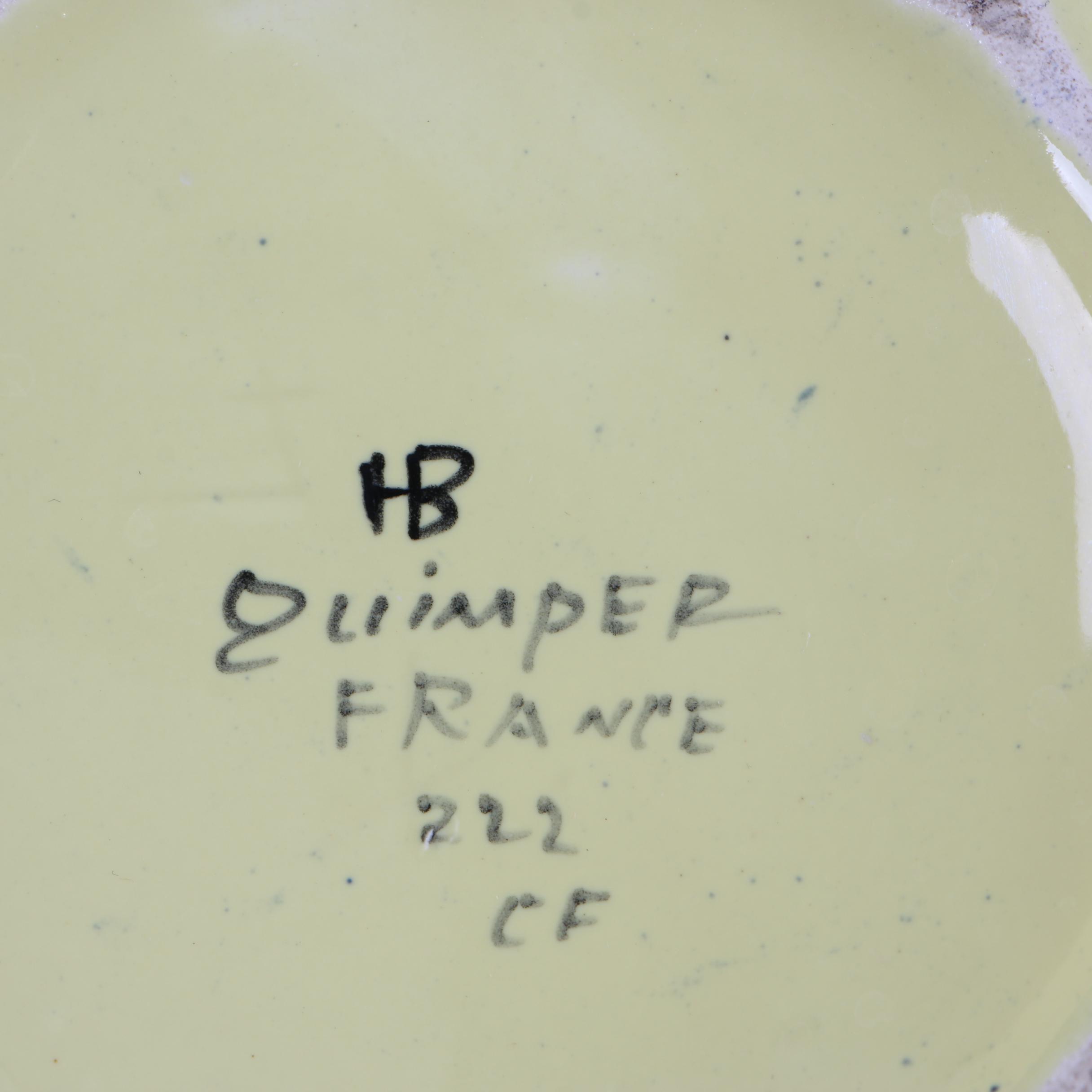 Quimper Faïence "Soleil Yellow" Earthenware Dinnerware