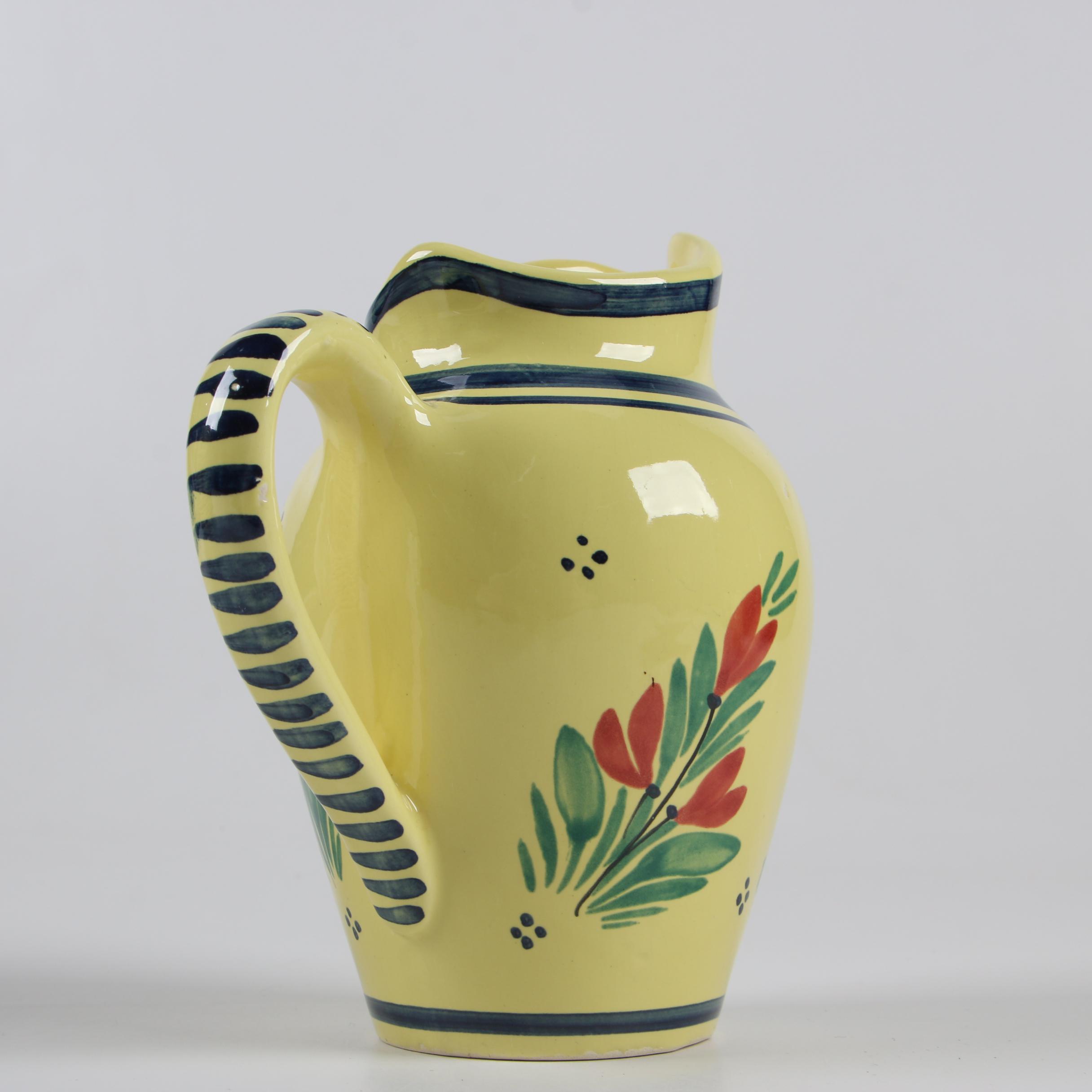 Quimper Faïence "Soleil Yellow" Earthenware Dinnerware