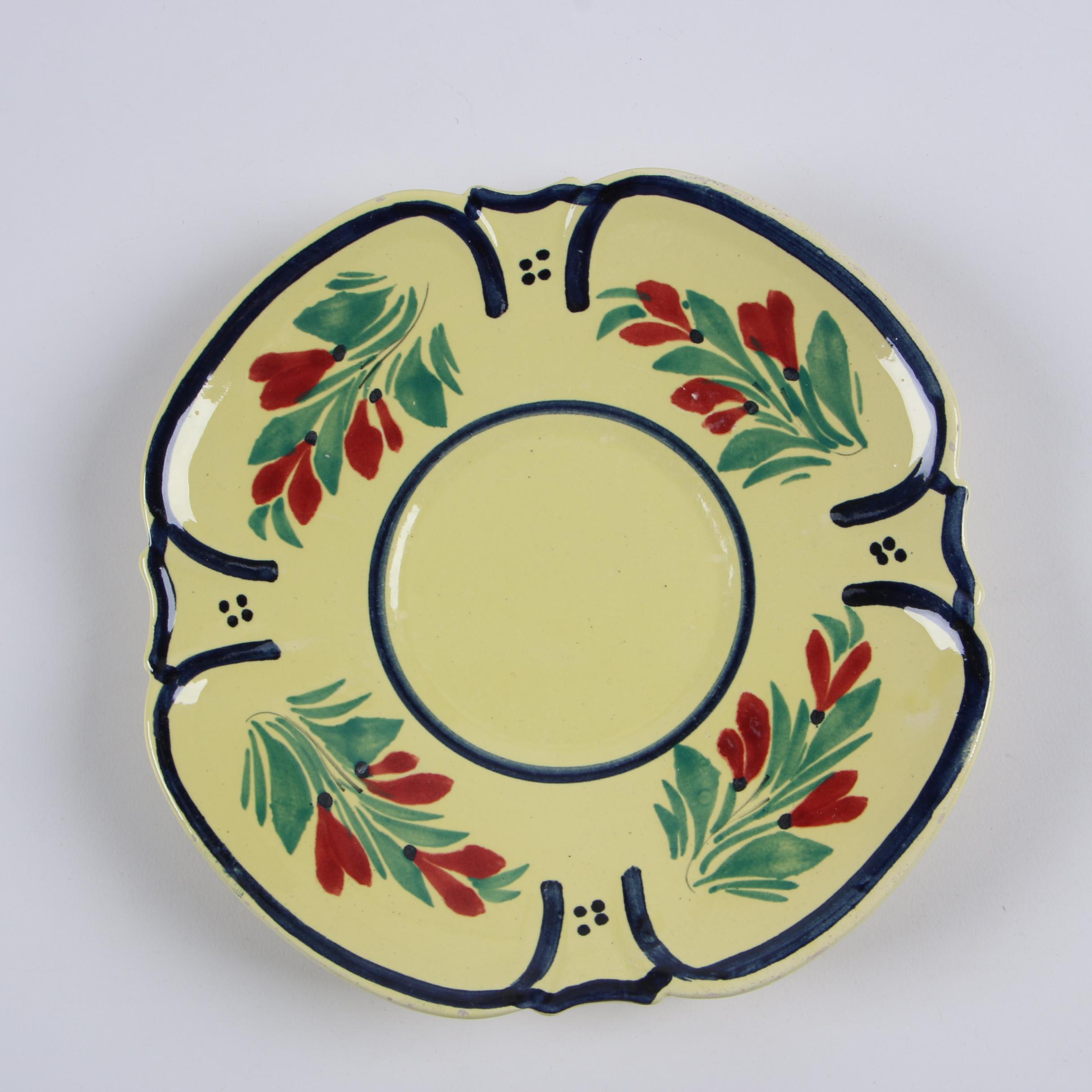 Quimper Faïence "Soleil Yellow" Earthenware Dinnerware