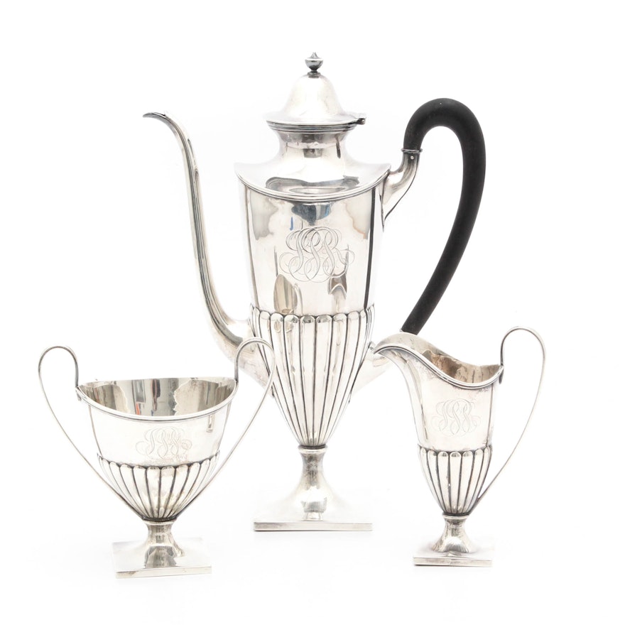 Bailey, Banks & Biddle Sterling Silver Coffee Set