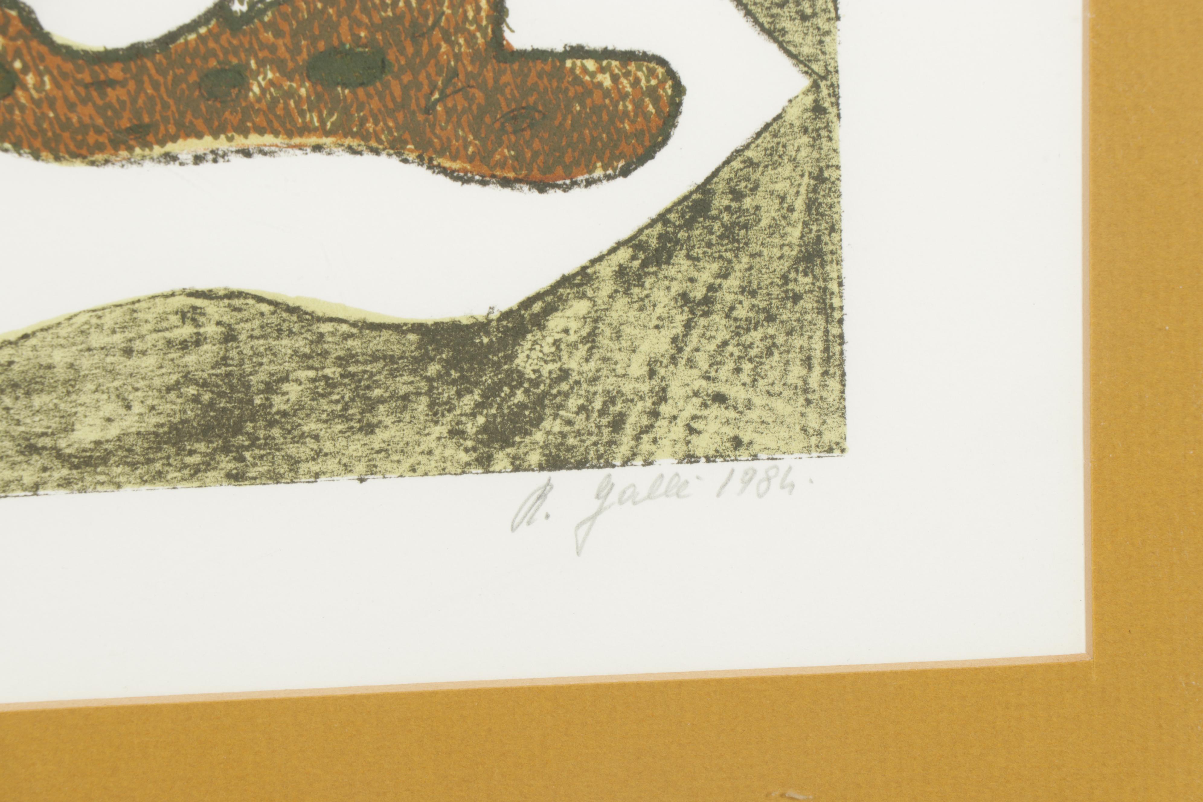 Rita Galle Lithograph "Fiori"