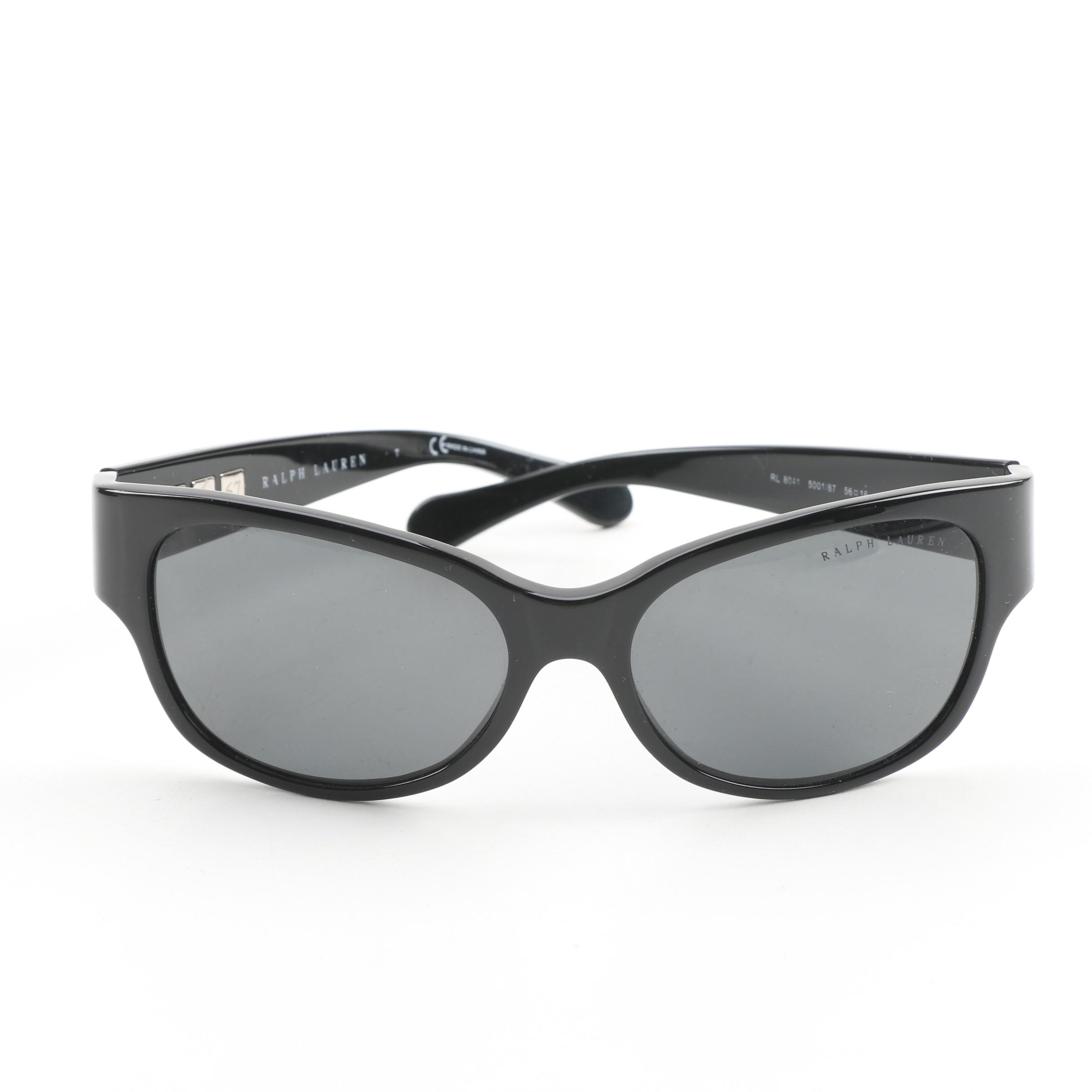 Ralph Lauren Black Sunglasses with Case