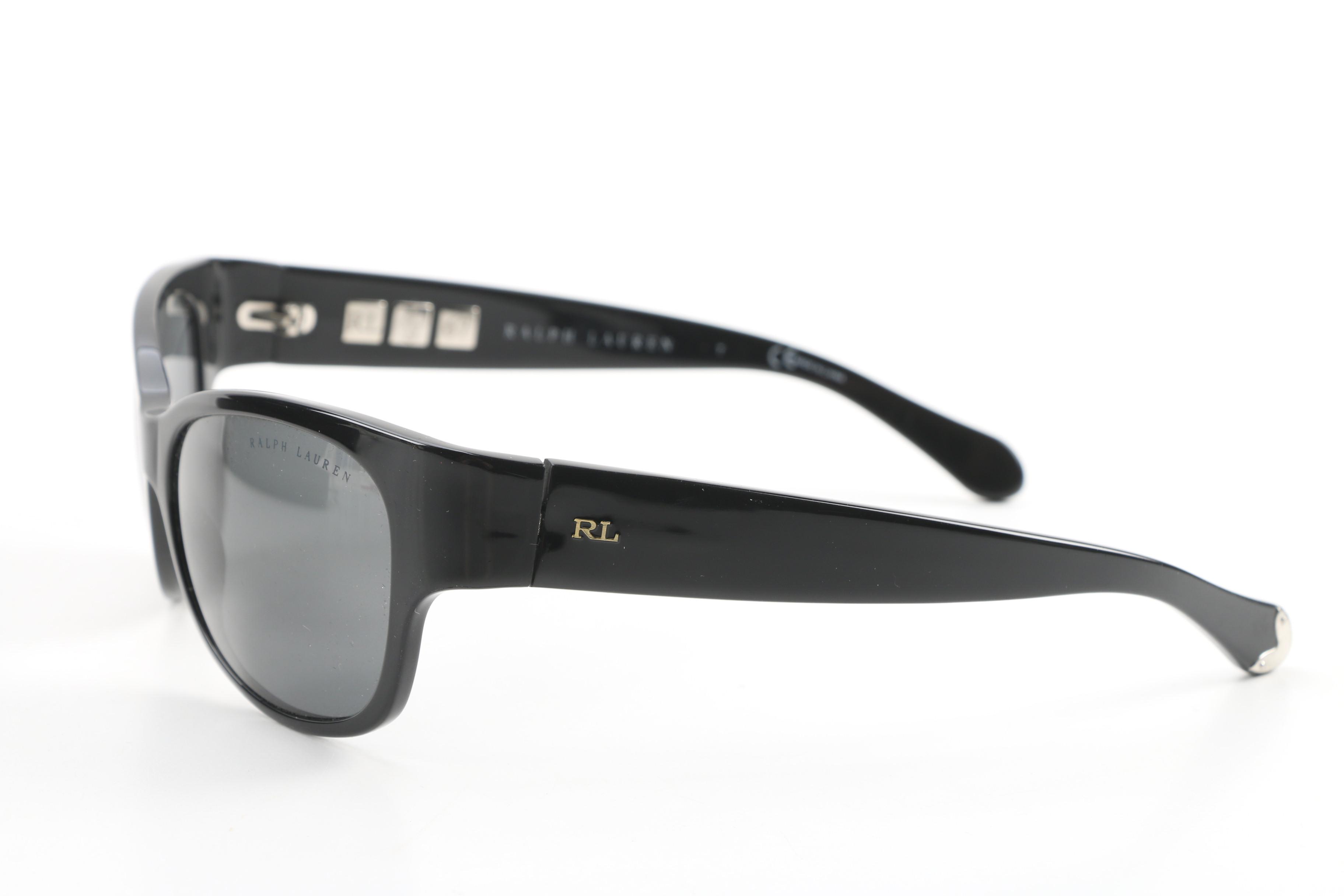 Ralph Lauren Black Sunglasses with Case