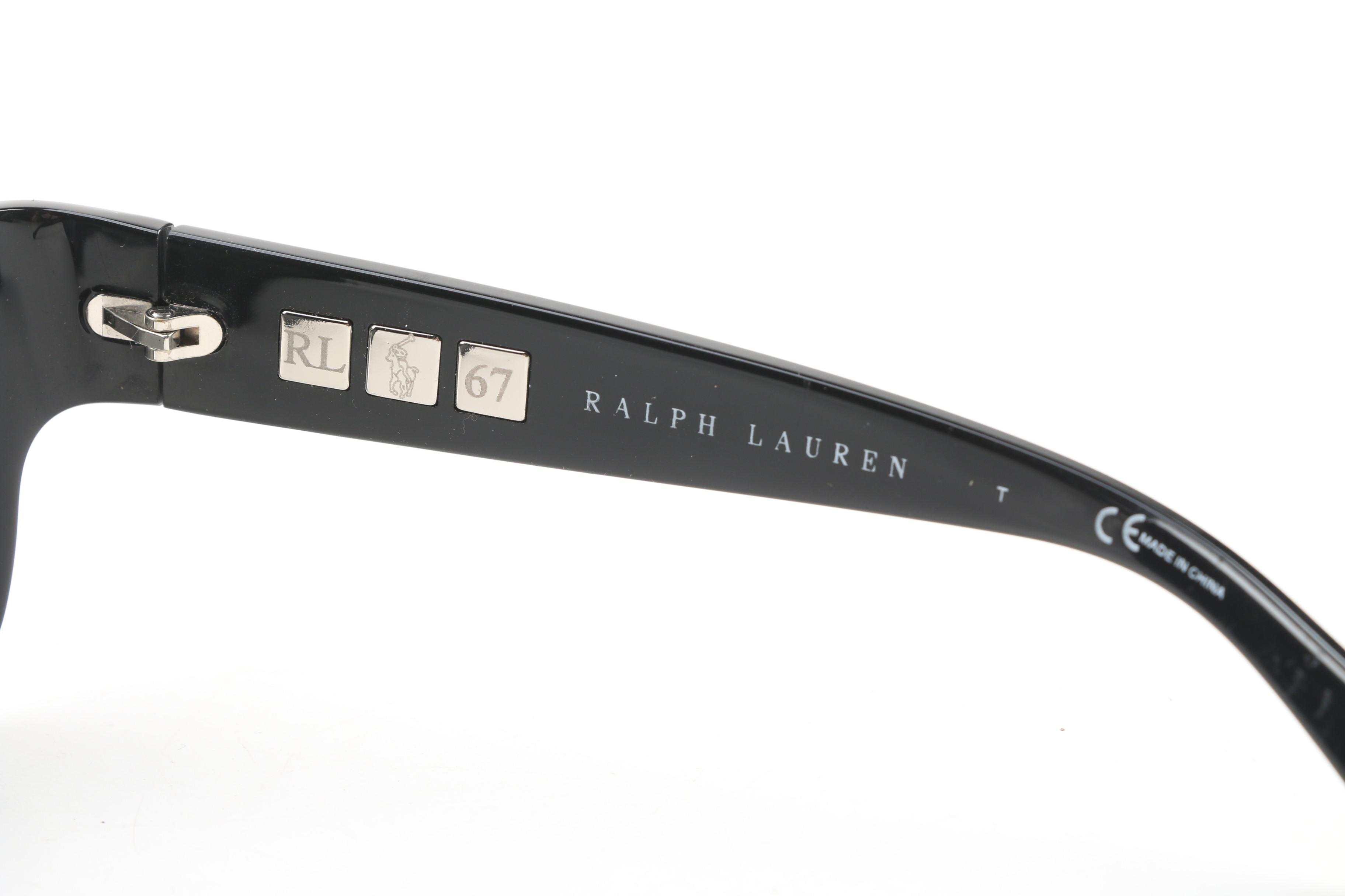 Ralph Lauren Black Sunglasses with Case