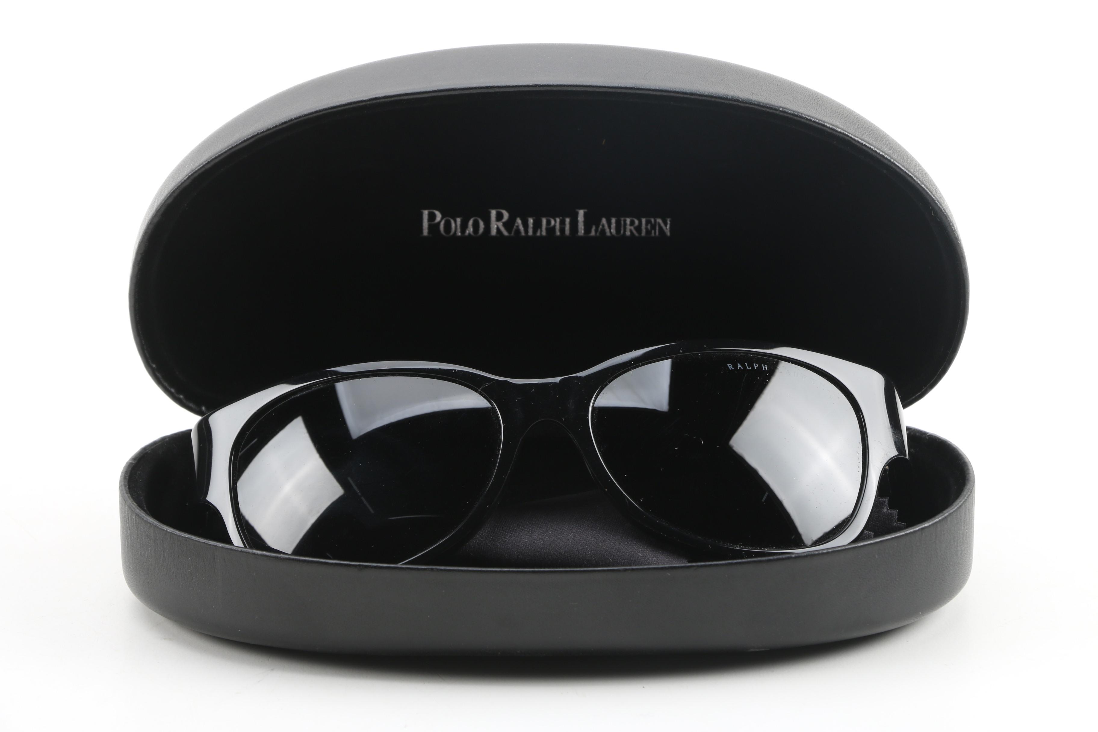Ralph Lauren Black Sunglasses with Case