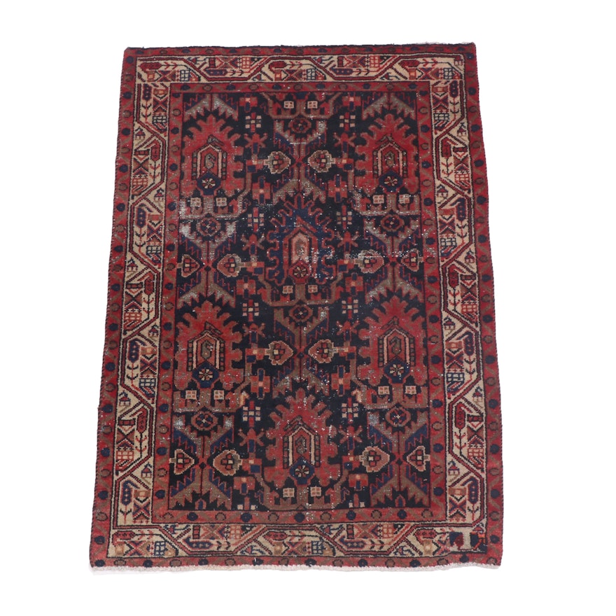 Hand-Knotted Serab Wool Area Rug