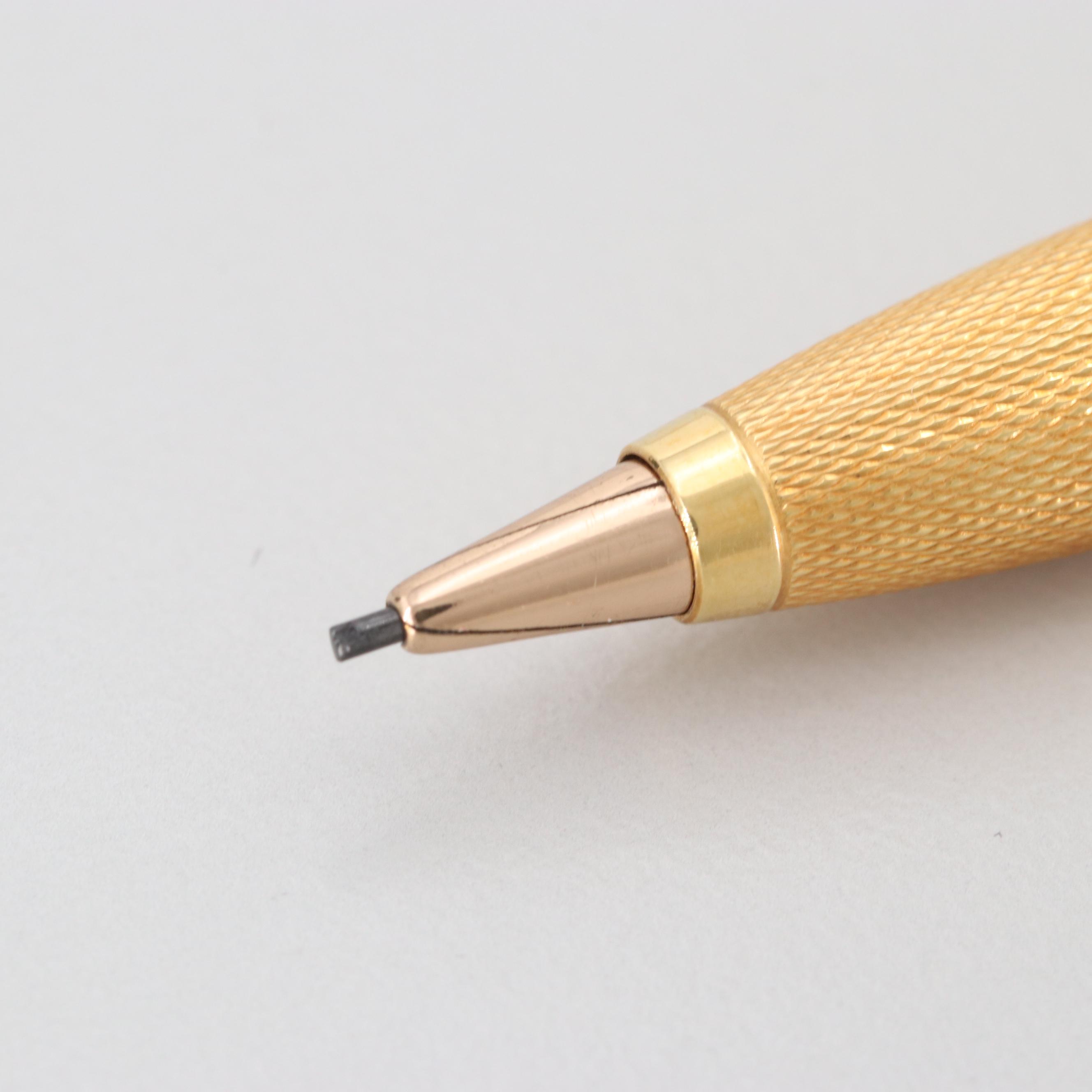 Vintage Montblanc 18K Yellow Gold Mechanical Pencil with Case