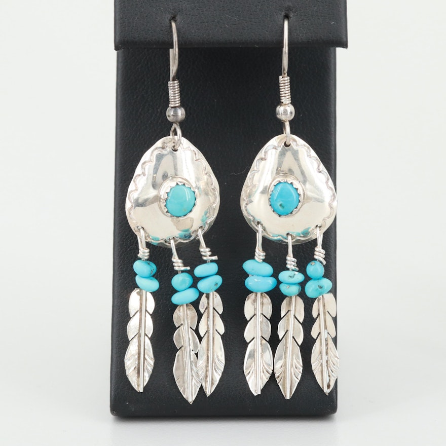 Sterling Silver Turquoise Earrings