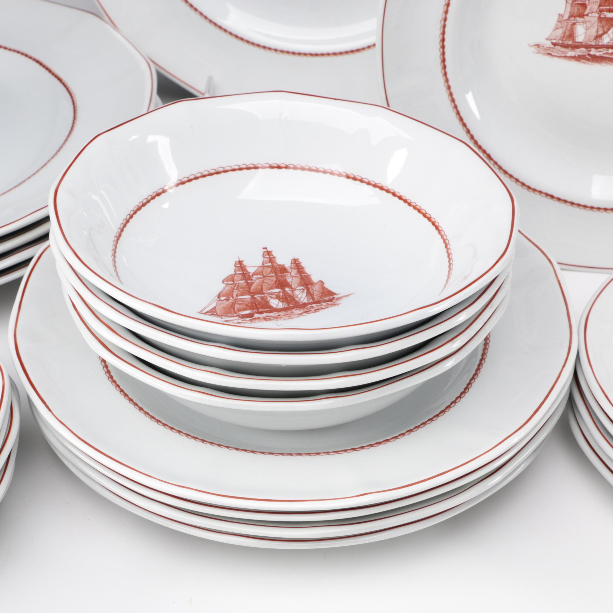 Wedgwood "Flying Cloud Rust" Dinnerware