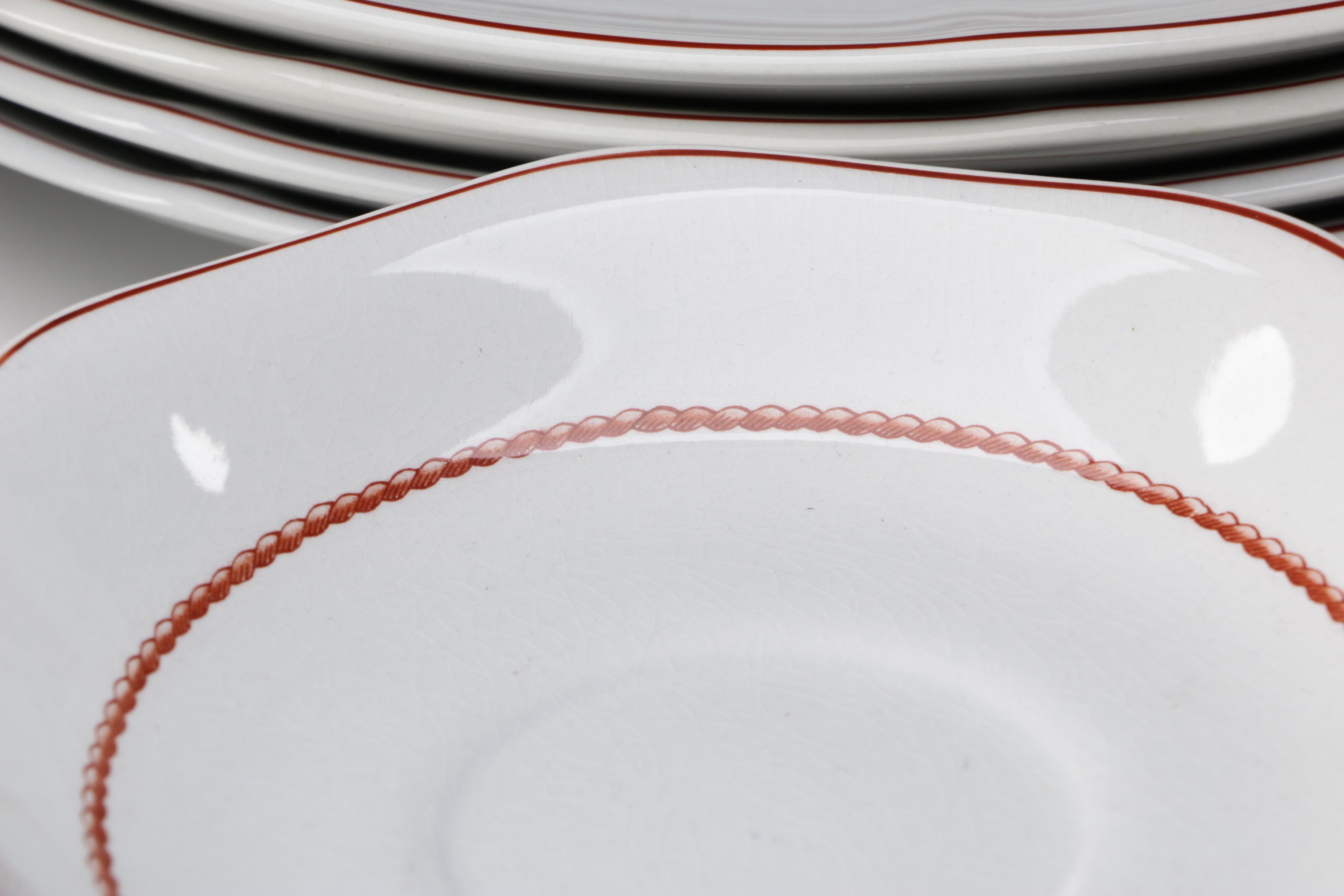 Wedgwood "Flying Cloud Rust" Dinnerware