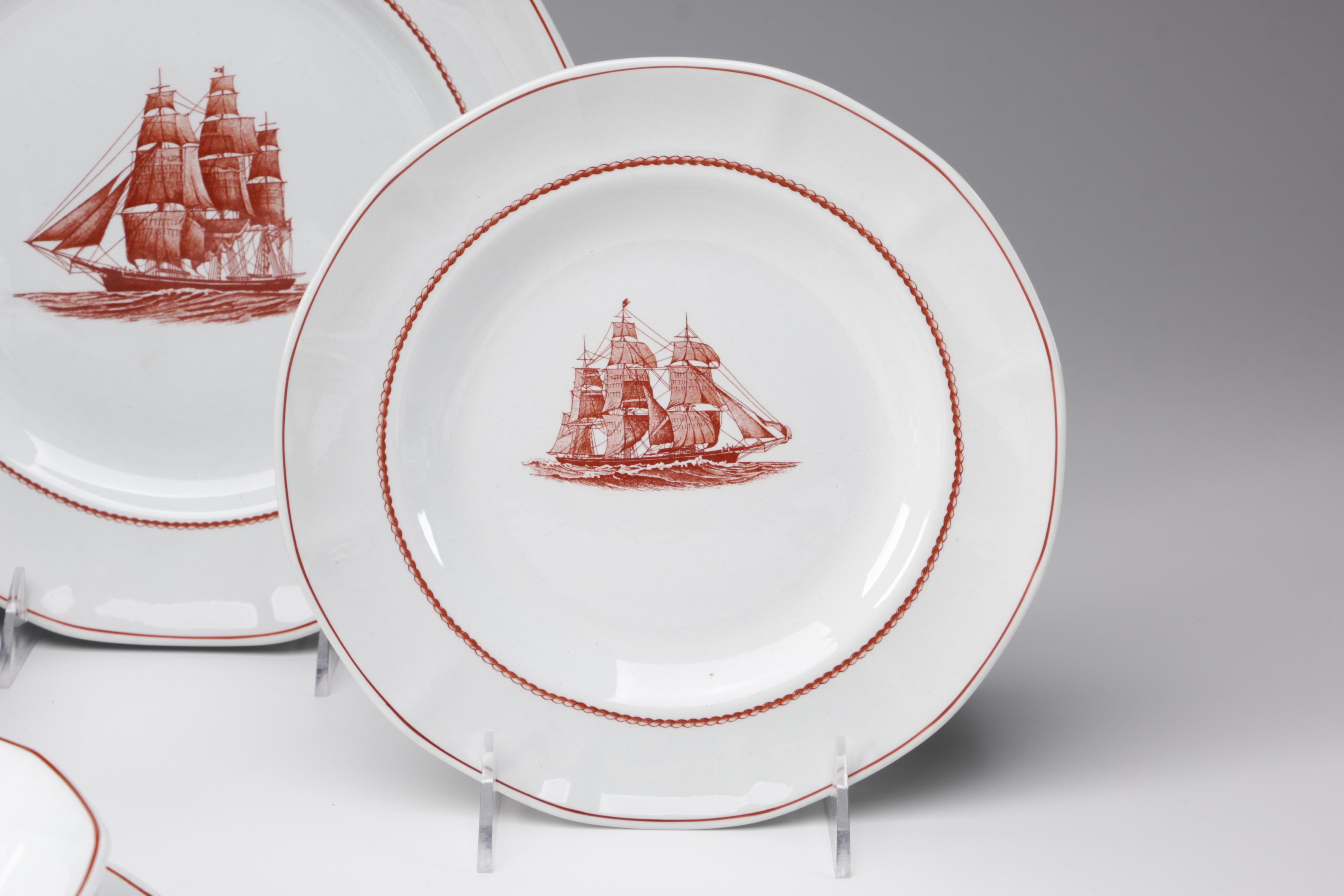 Wedgwood "Flying Cloud Rust" Dinnerware