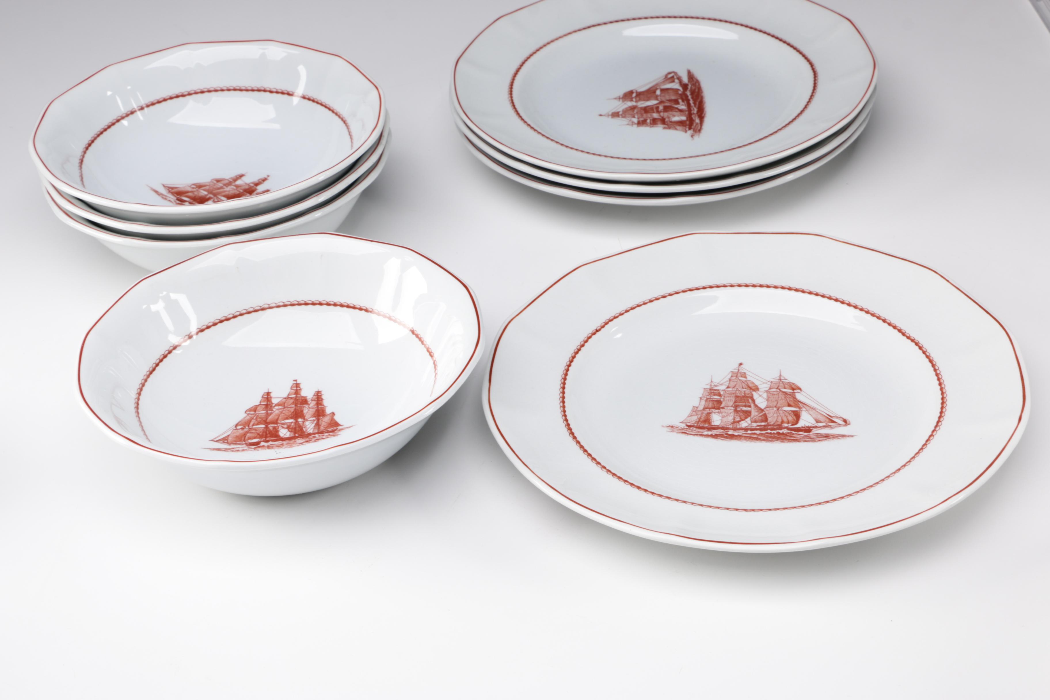 Wedgwood "Flying Cloud Rust" Dinnerware