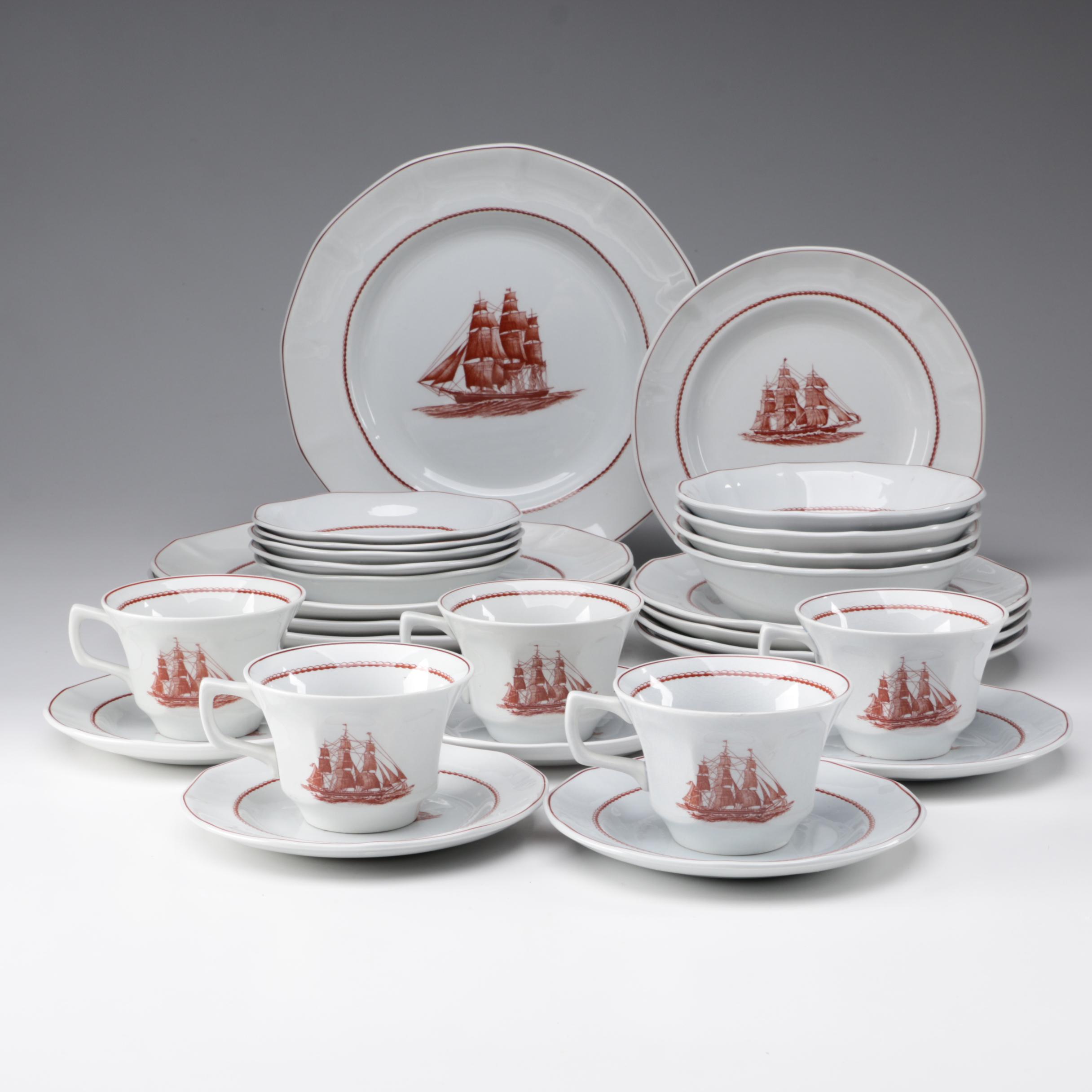 Wedgwood "Flying Cloud Rust" Dinnerware