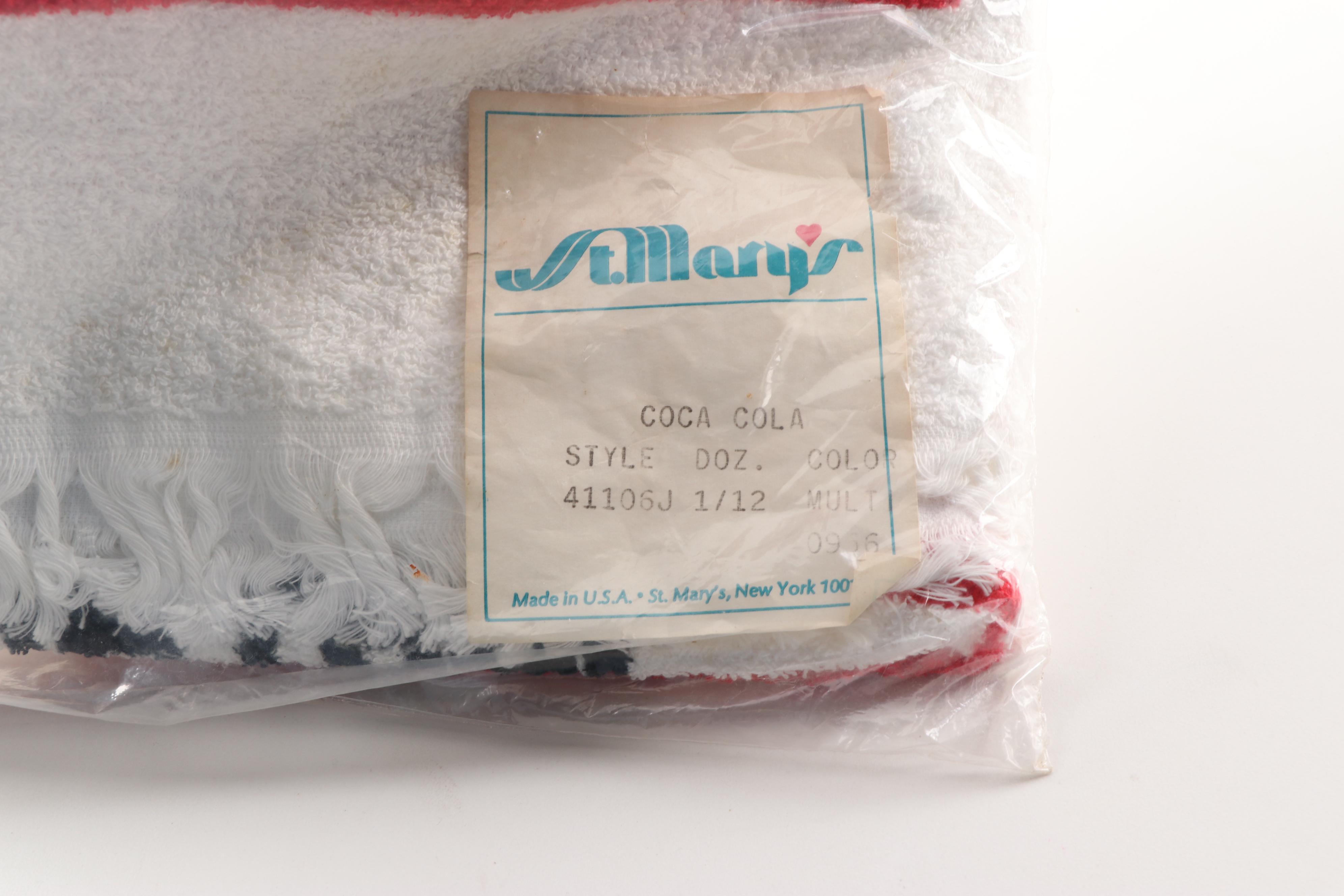 Coca-Cola Cooler and Beach Towels