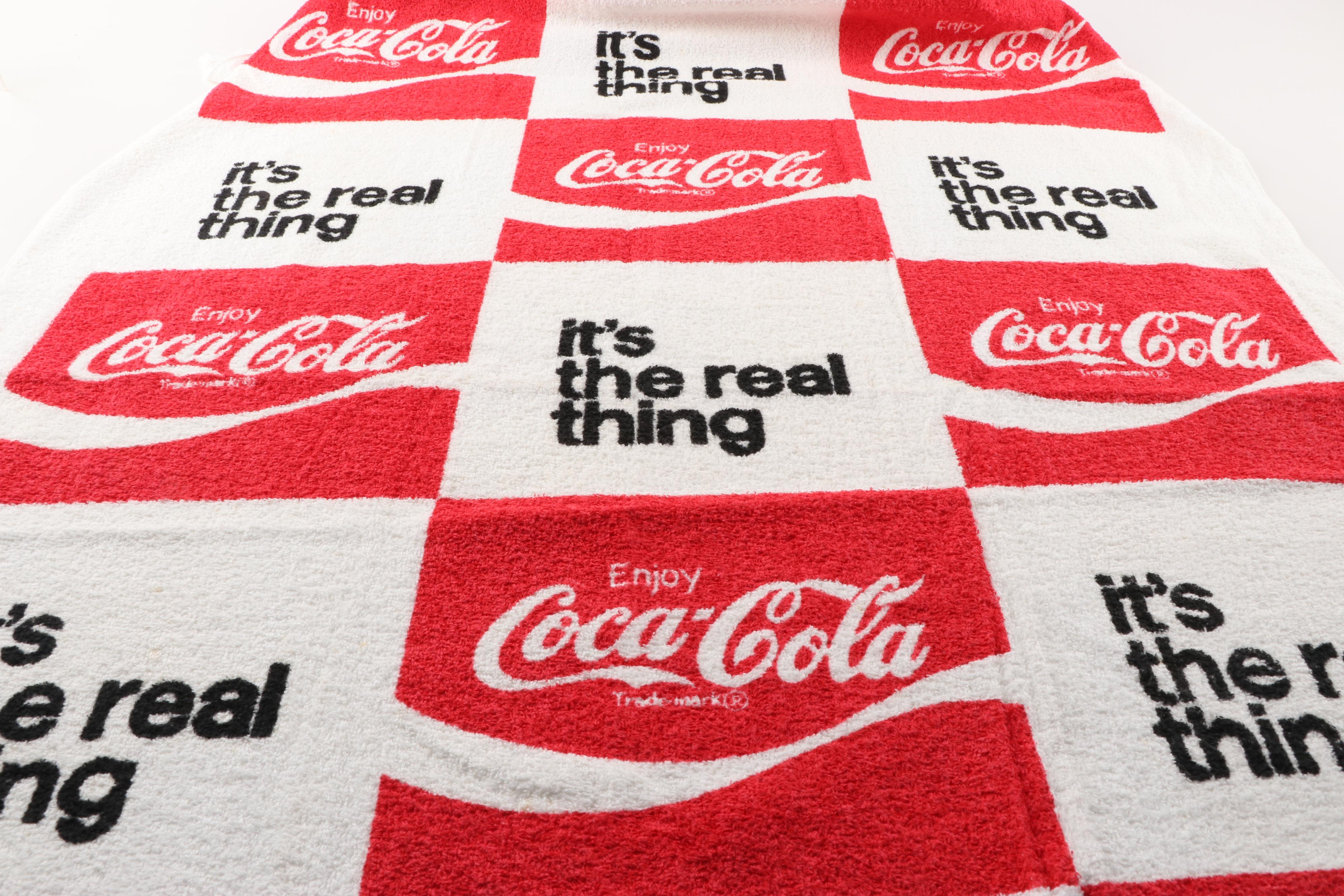 Coca-Cola Cooler and Beach Towels