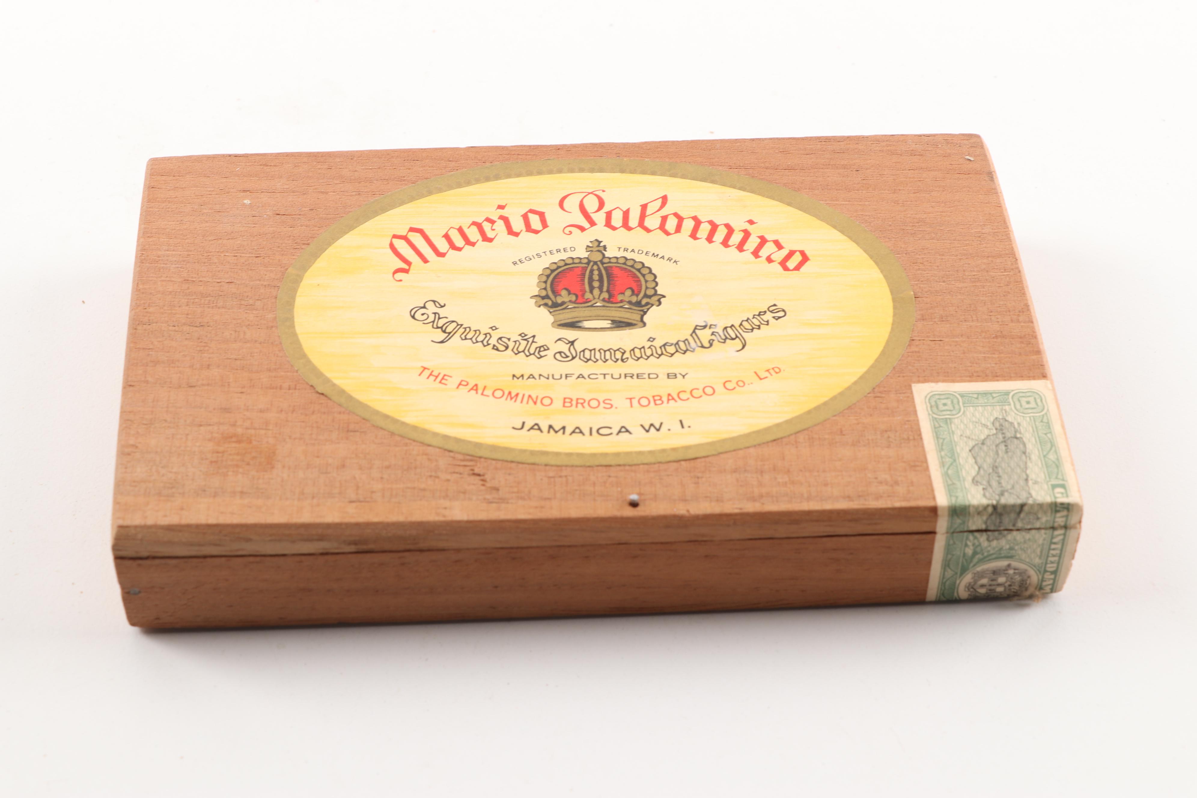 Wooden Cigar Boxes including Royal Jamaica and El Toro