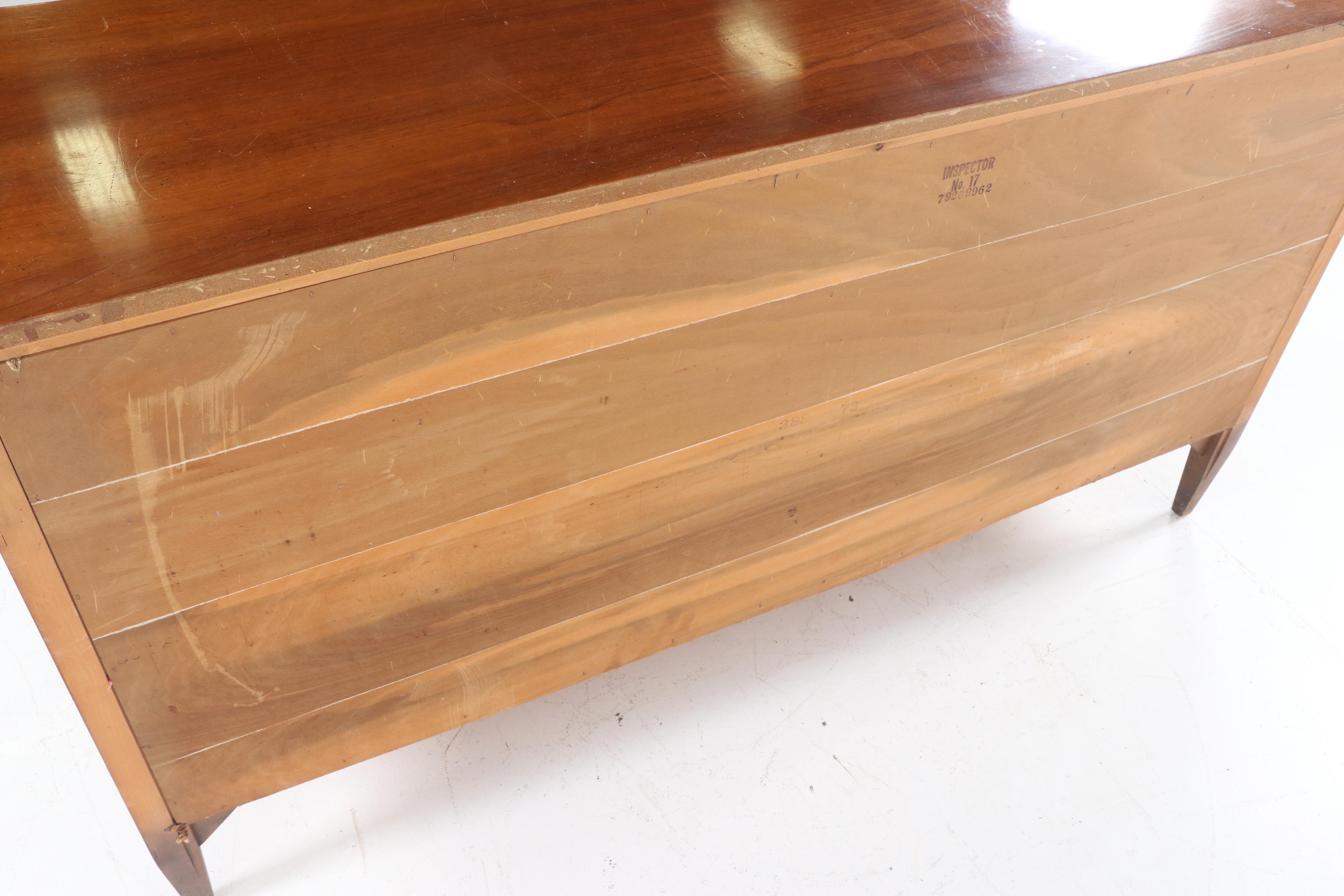 Federal Style Walnut Veneer Sideboard by Kroehler, Mid-20th Century