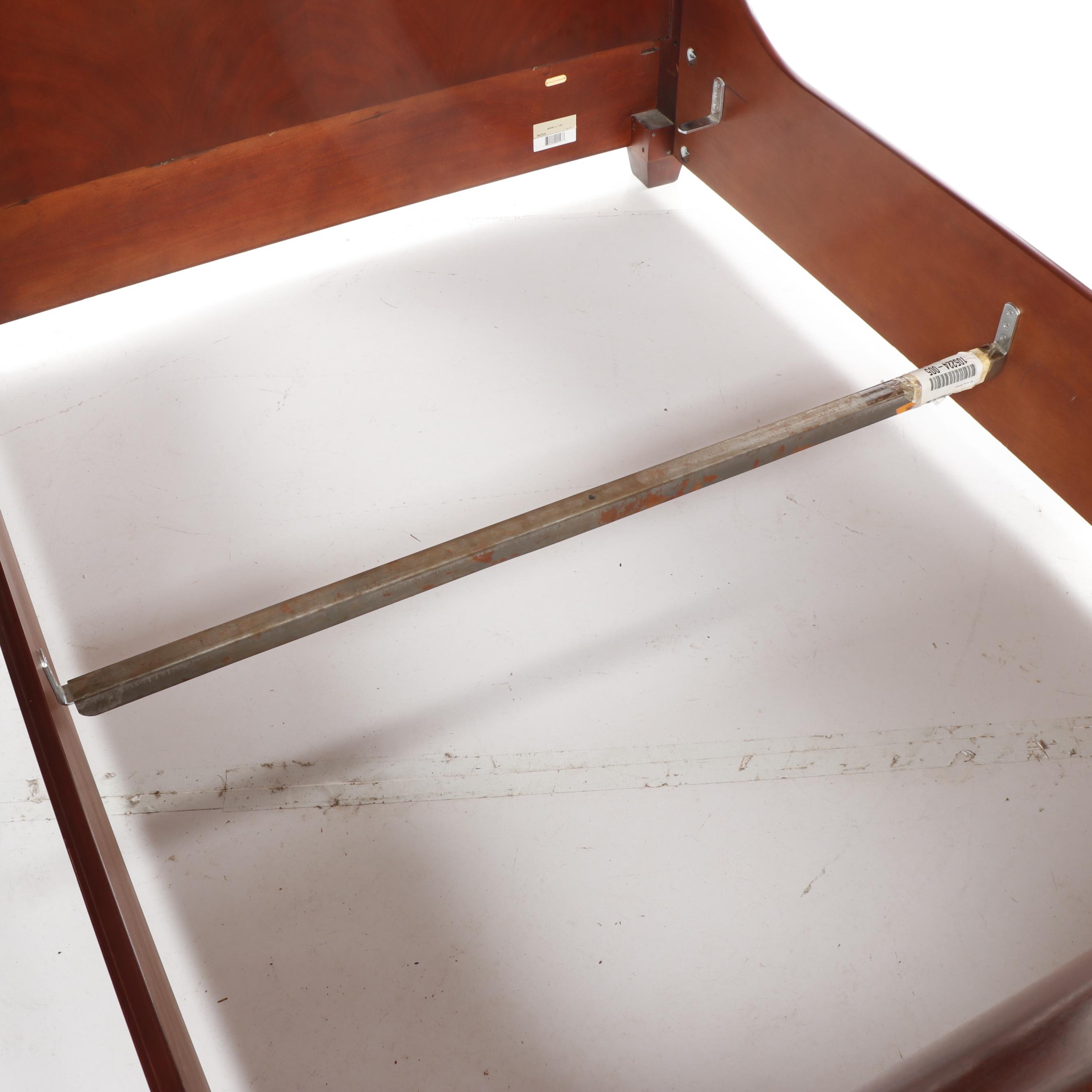 Ralph Lauren Mahogany Queen Size Sleigh Bed Frame