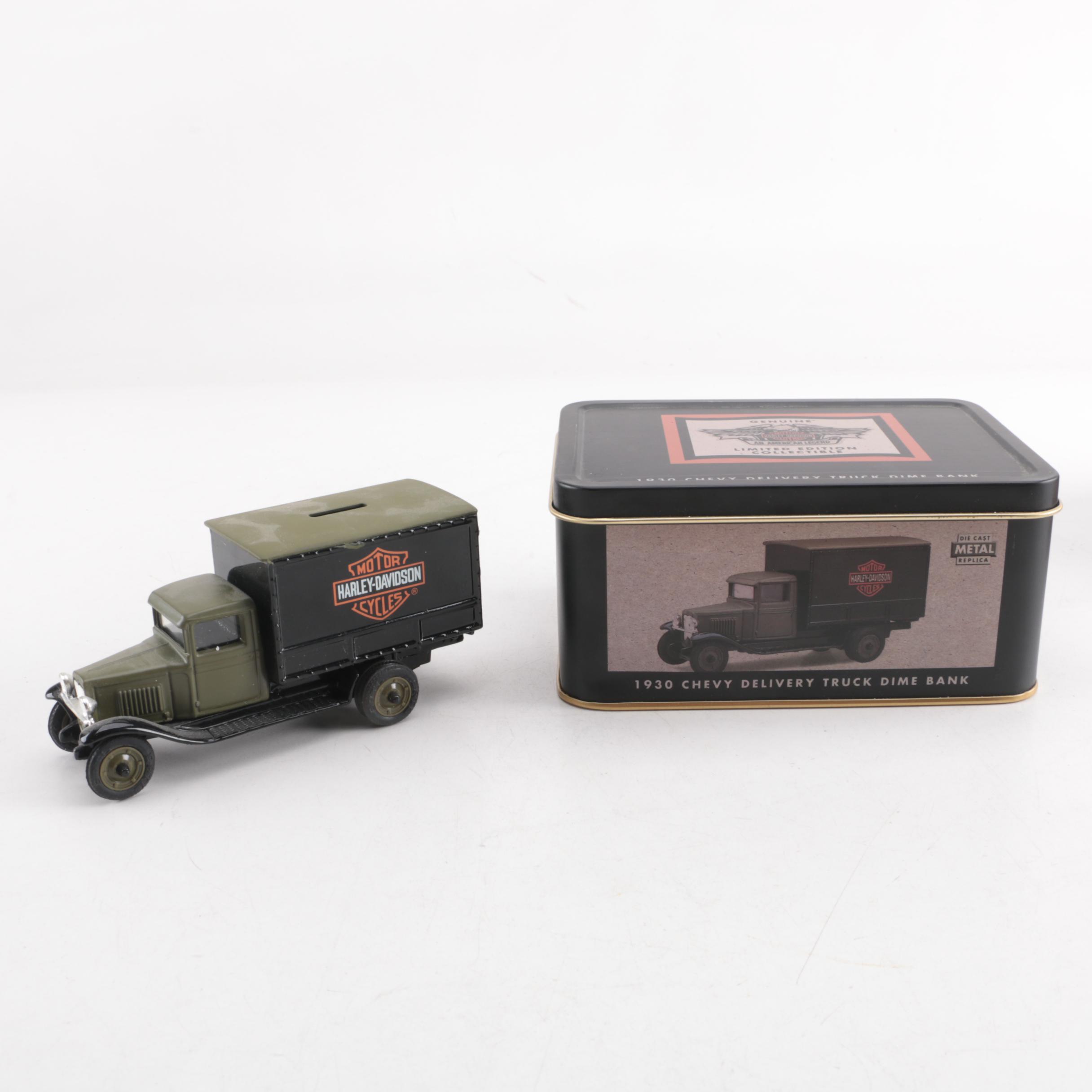 ERTL Die-Cast Truck Coin Banks for Harley-Davidson