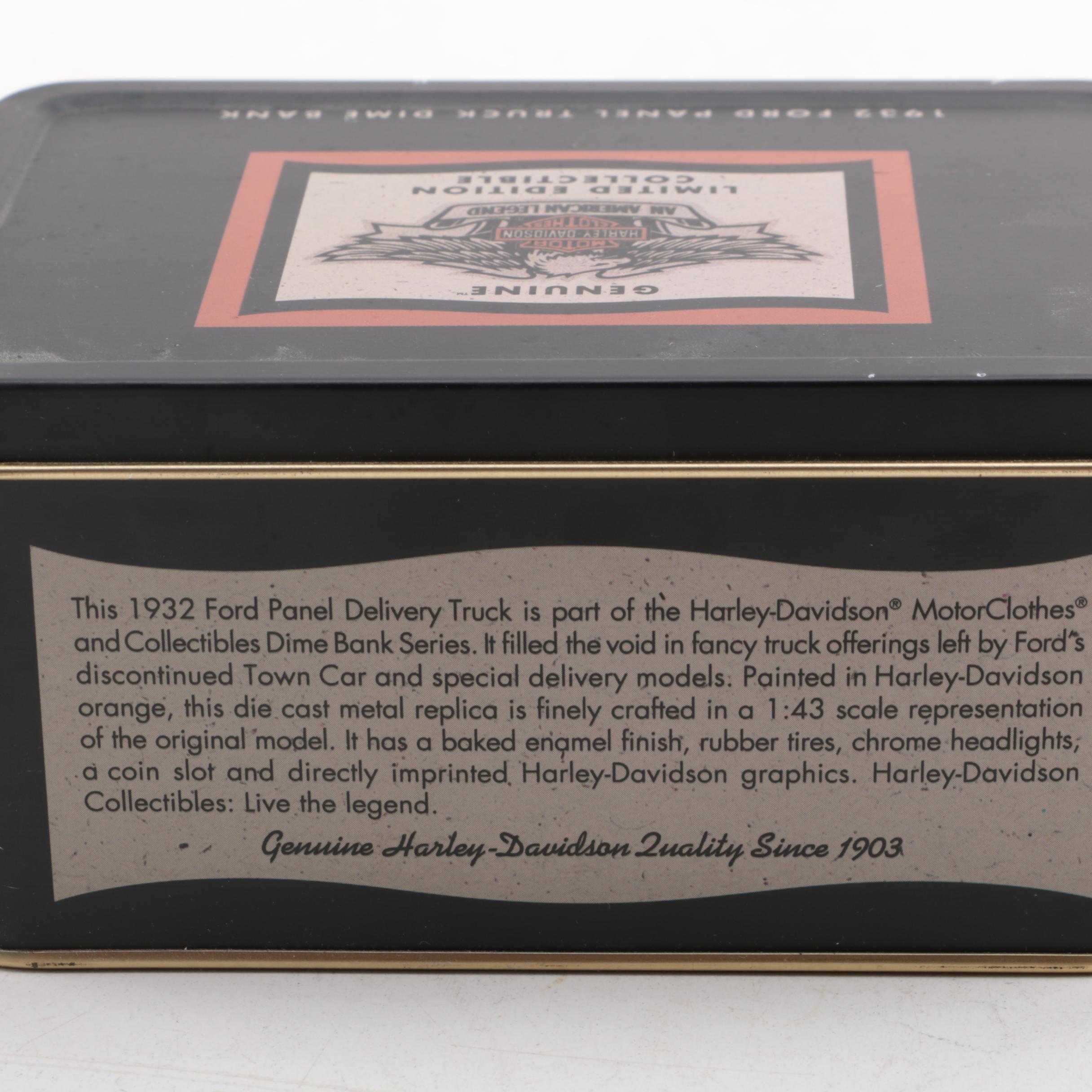 ERTL Die-Cast Truck Coin Banks for Harley-Davidson