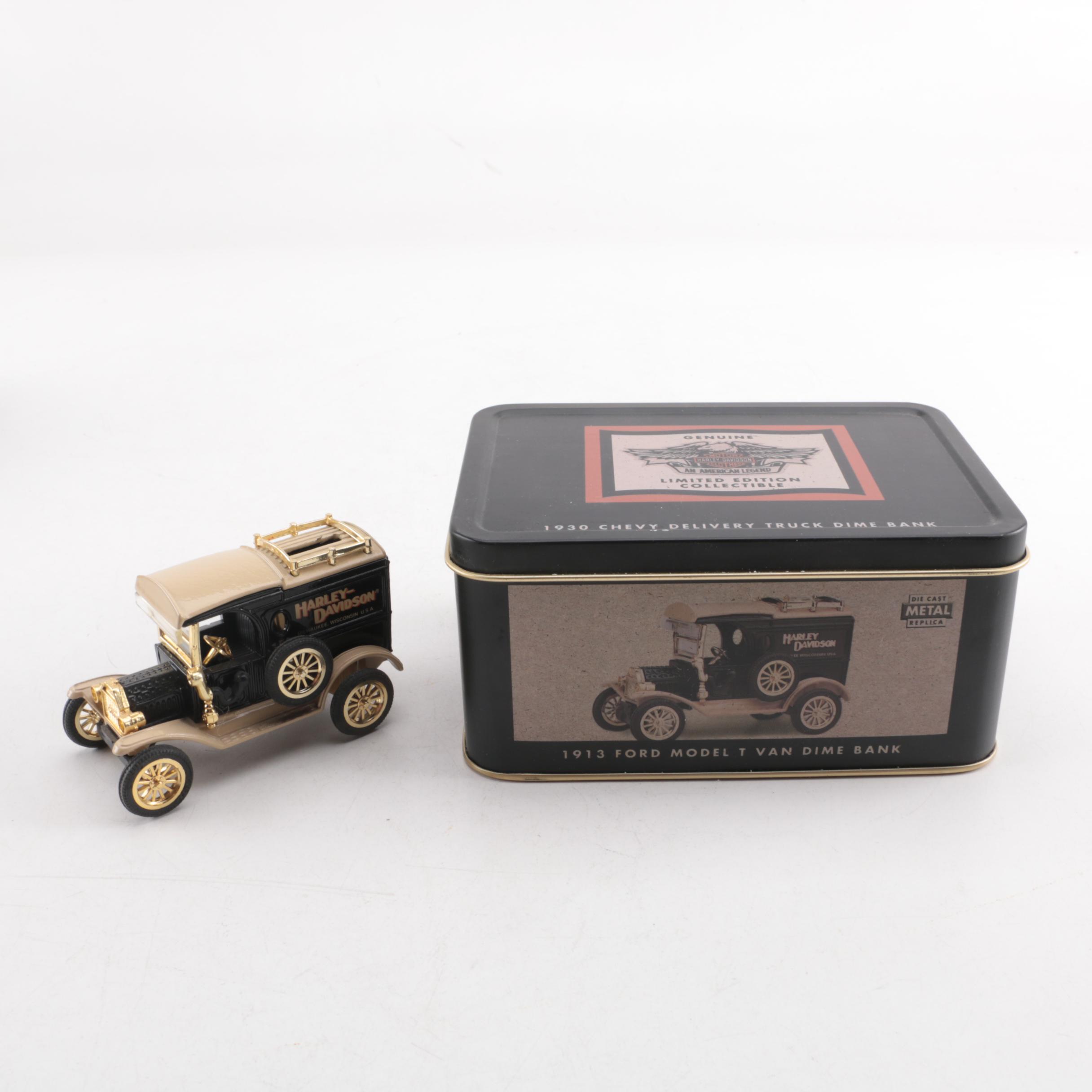 ERTL Die-Cast Truck Coin Banks for Harley-Davidson