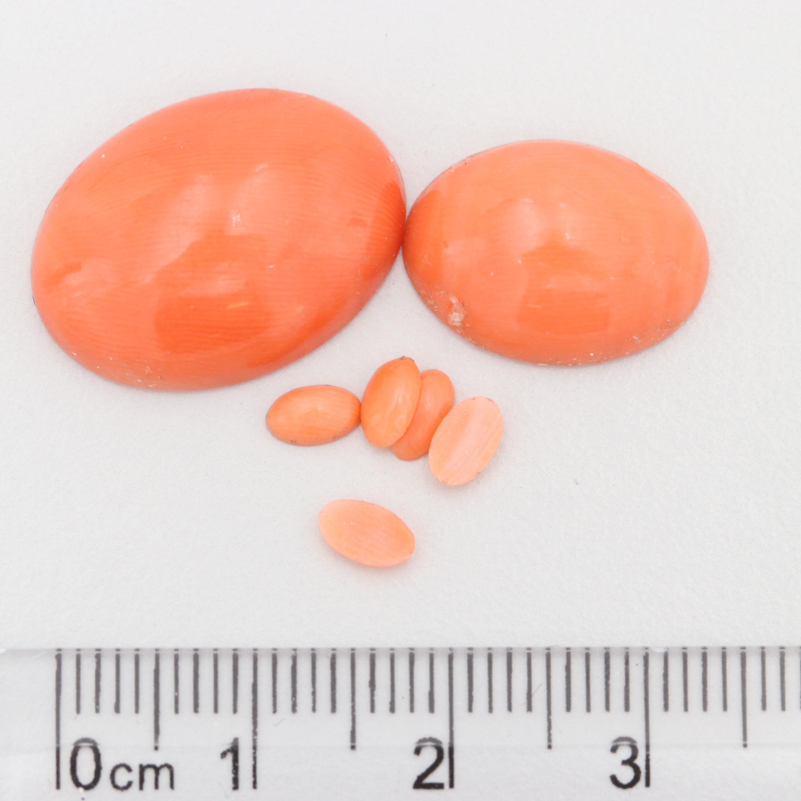 Loose 29.77 CTW Coral Assortment