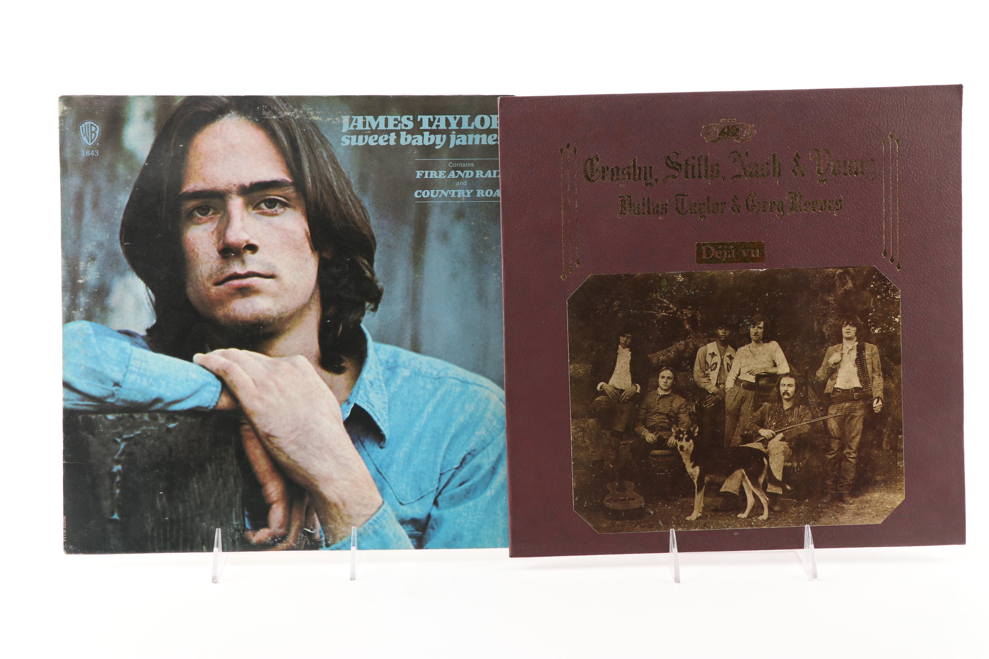 Rock LPs including The Beatles, Jethro Tull, and The Who